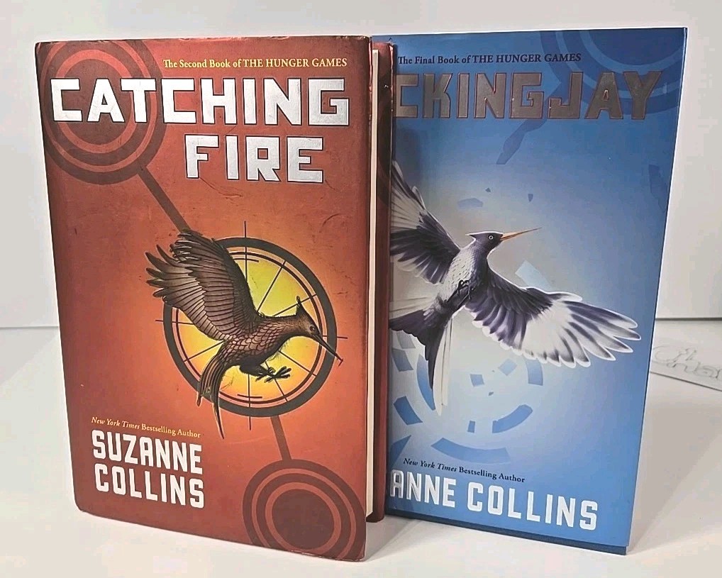 The Hunger Games Catching Fire and Mockingjay First Edition Hardcover 2 Book Set