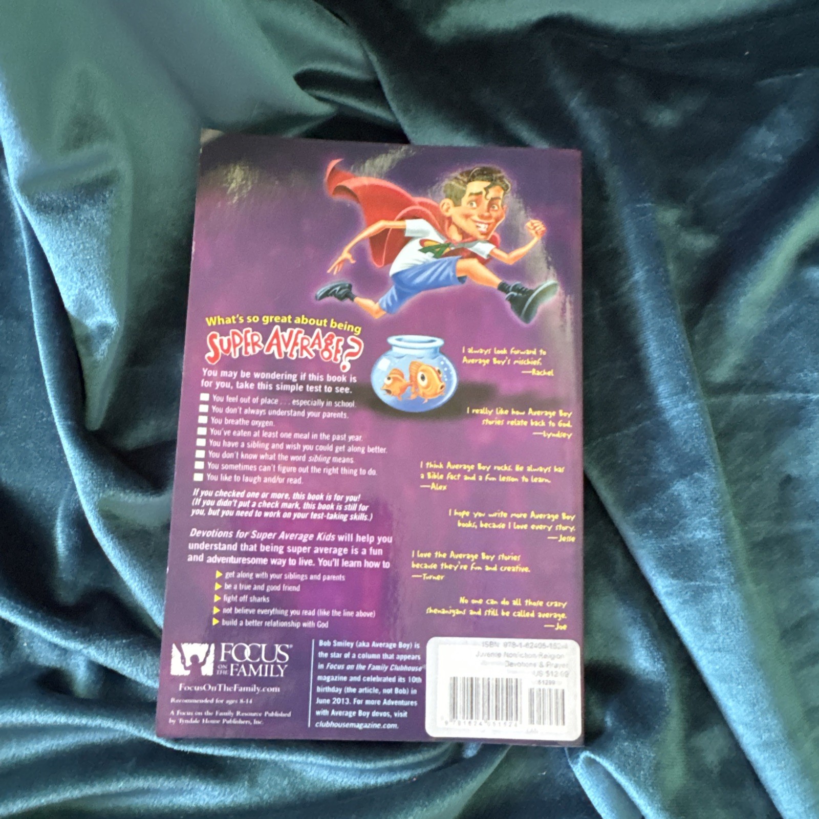 Devotions for Super Average Kids by Bob Smiley and Jesse Florea (2013, Trade…