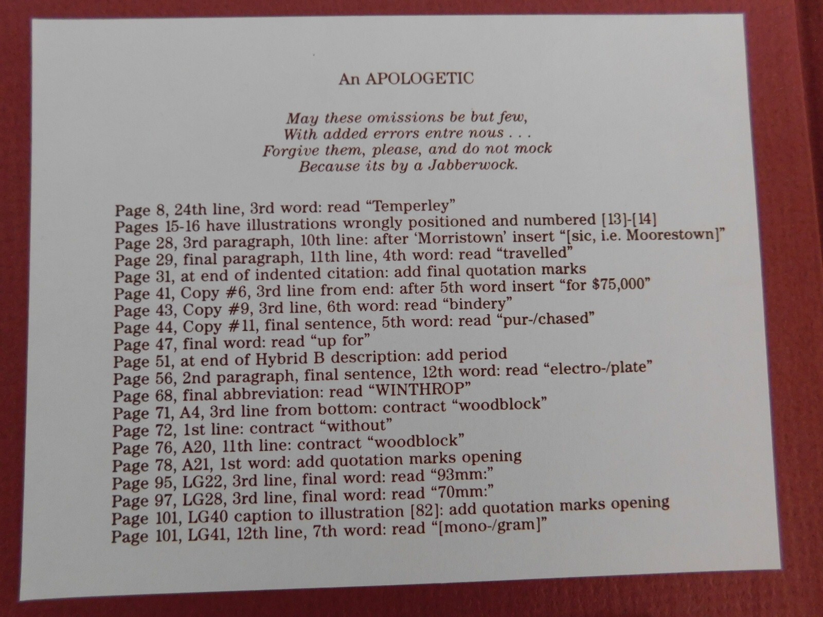 Alice’s Adventures in Wonderland: an 1865 Printing Re-Described – Advance Issue