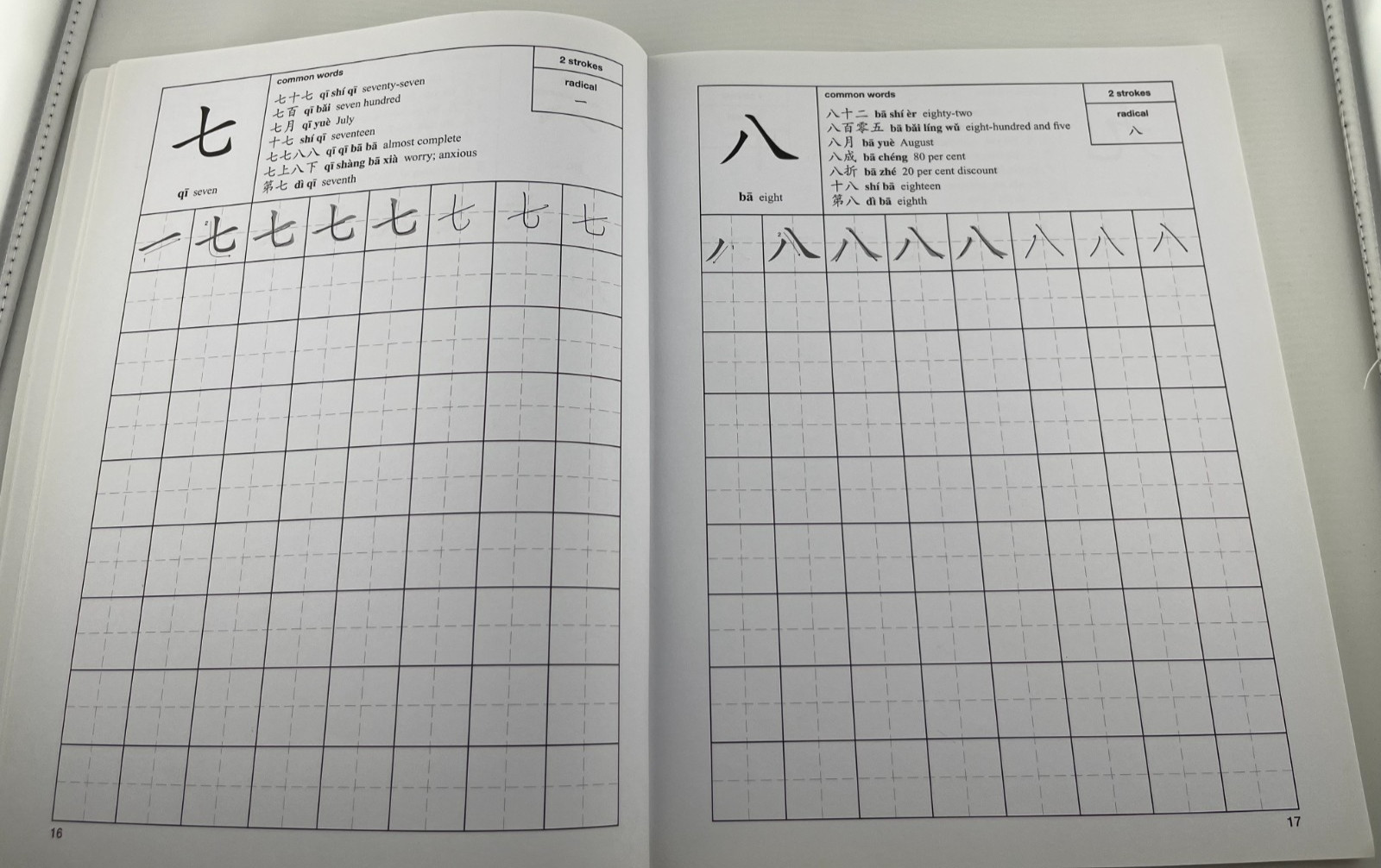 The First 100 Chinese Characters: Simplified Character Edition – Some writing