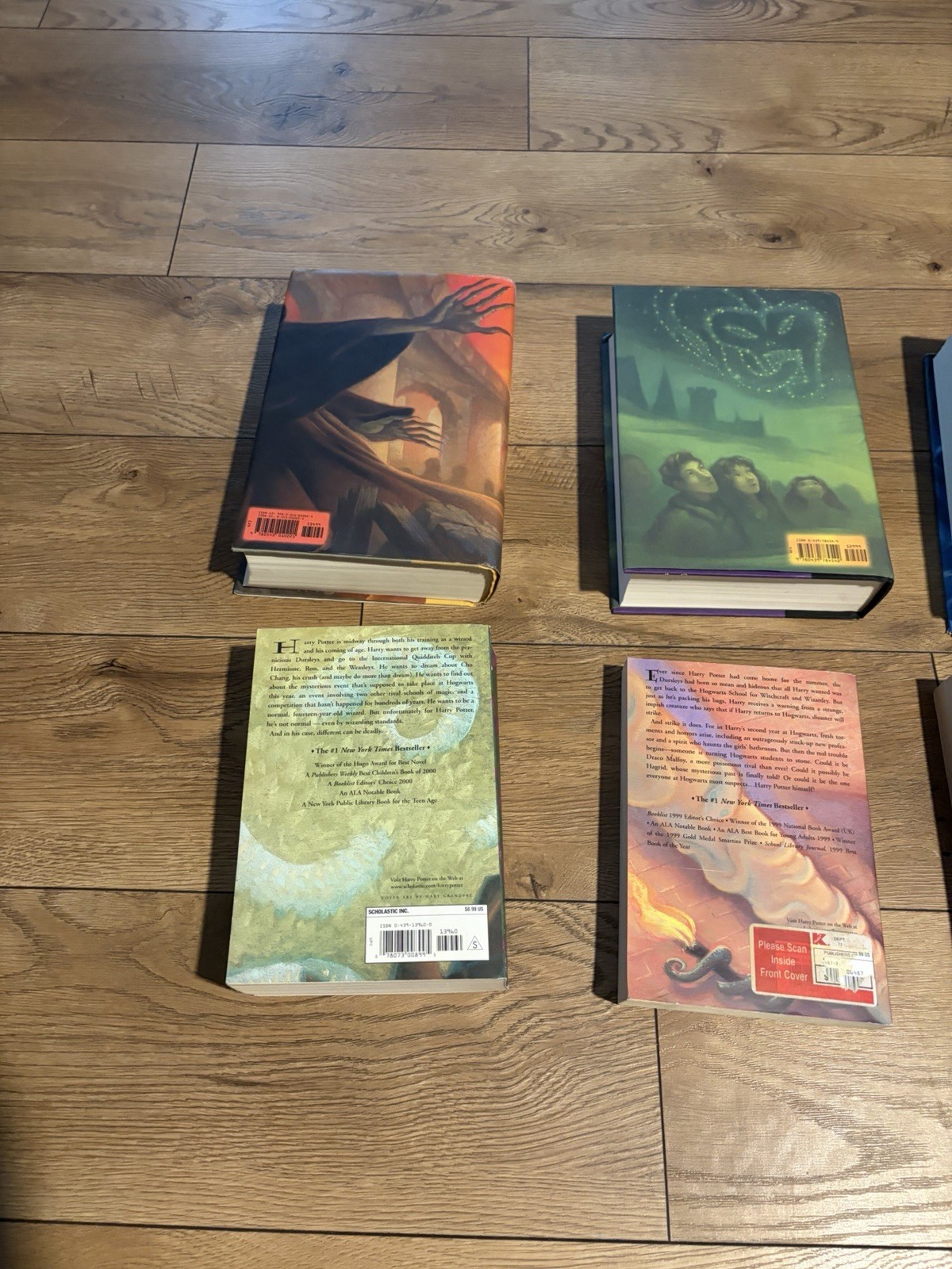Harry Potter Book Lot three Hardback For Soft Backs ￼￼