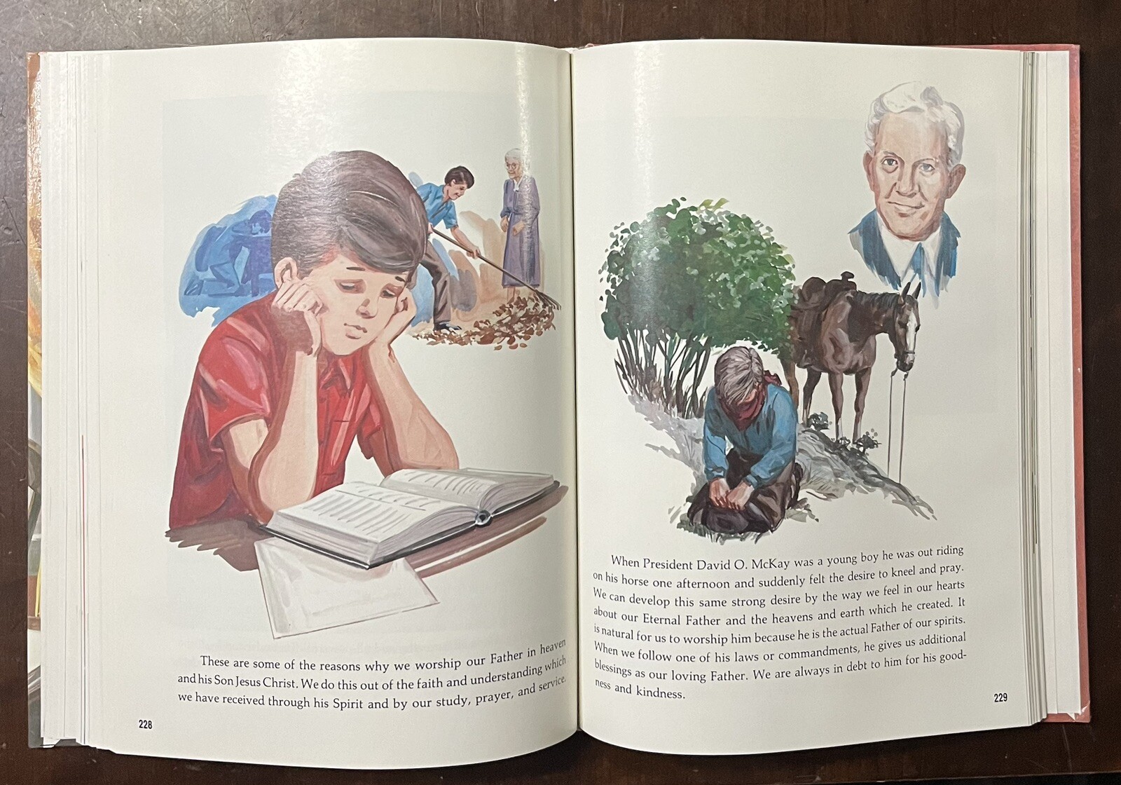 Illustrated Articles of Faith 1987 LDS Mormon RARE Single Volume 323 Pages