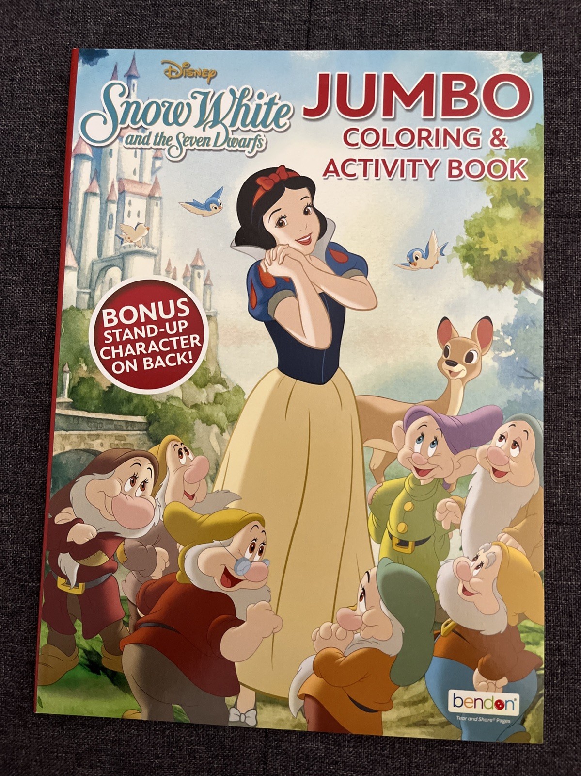 Snow White Jumbo Coloring & Activity Book Puzzles Games Disney Bonus Character