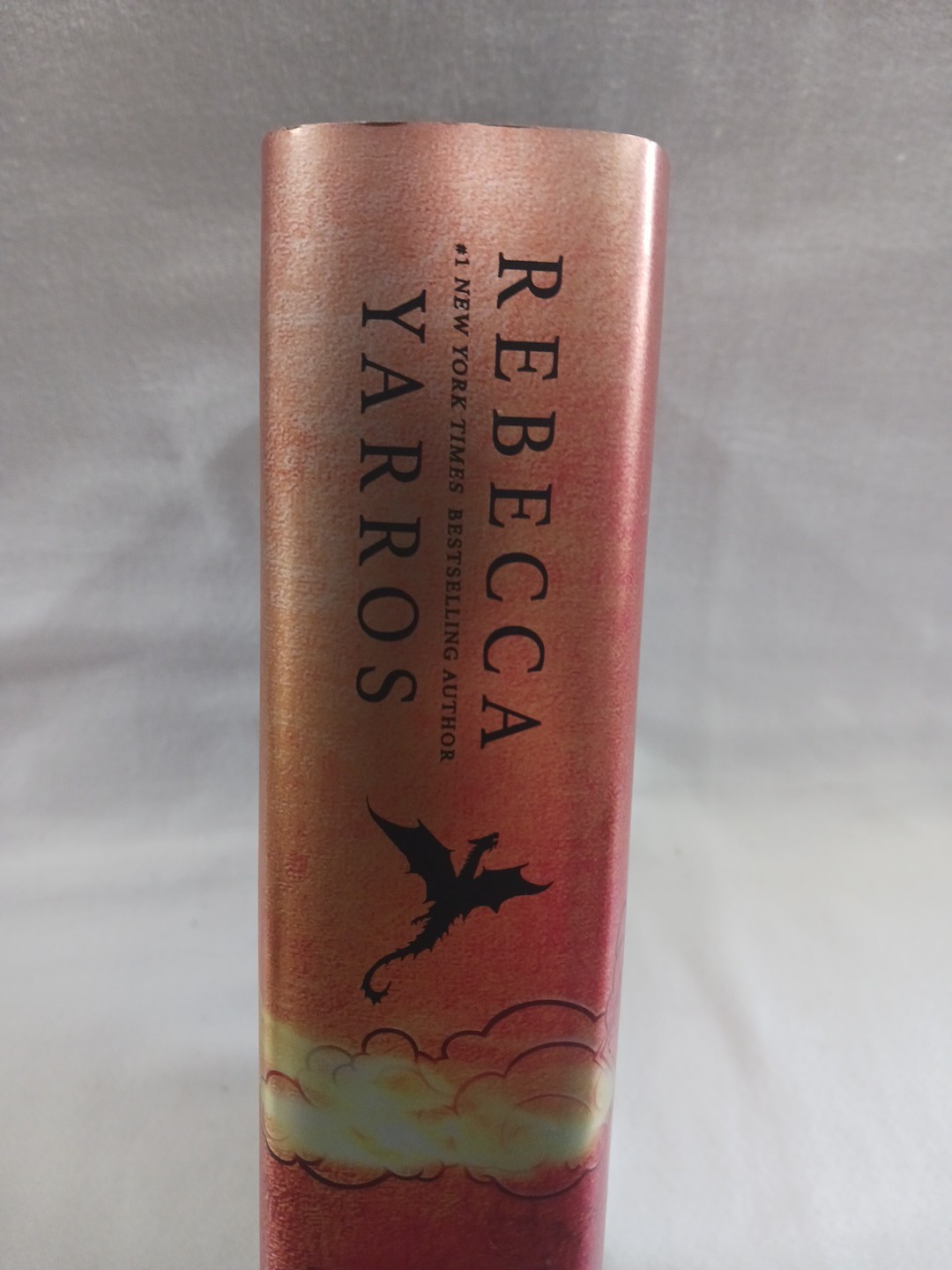 Yarros Iron Flame Black Sprayed Edges HC DJ First Edition 1st Printing LIKE-NEW