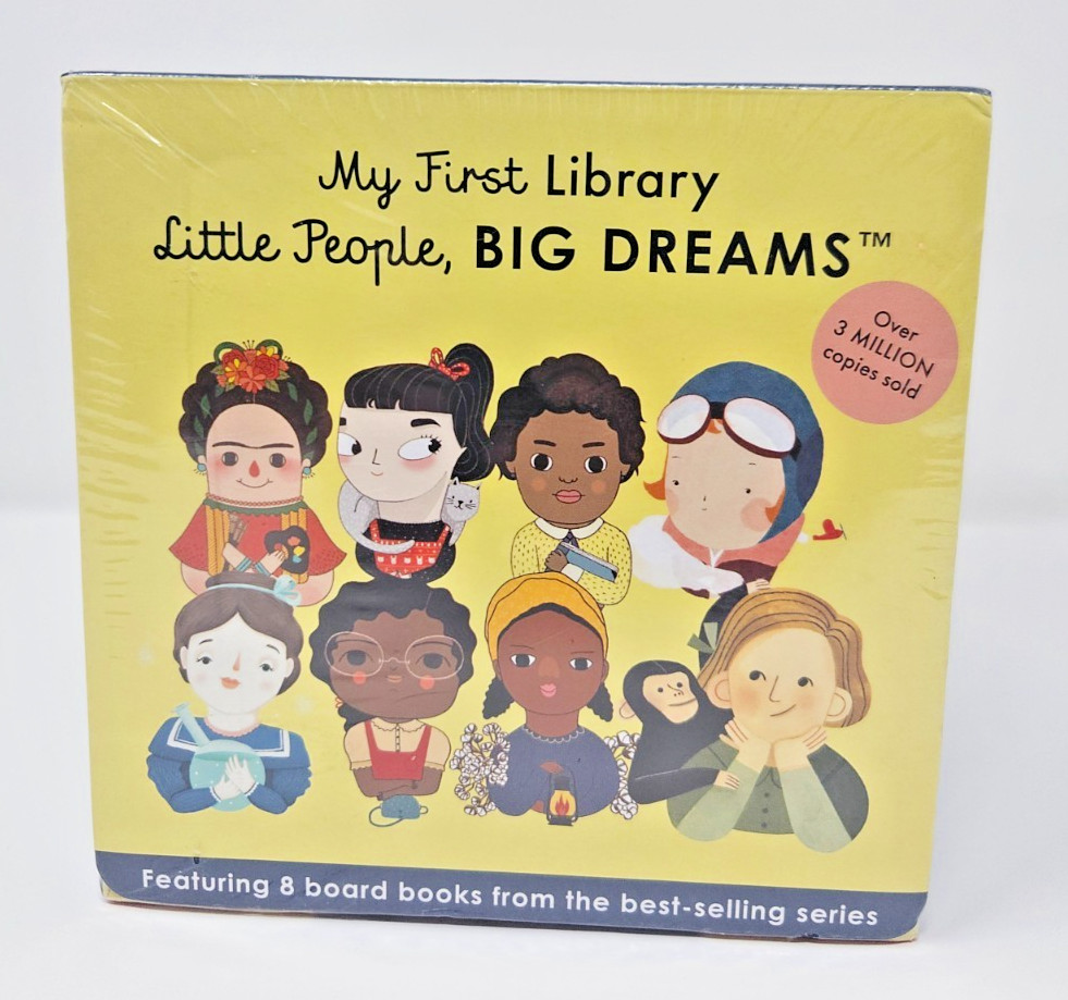 My First Library: Little People, BIG DREAMS ~ 8 Board book Box Set ~ New ~Sealed