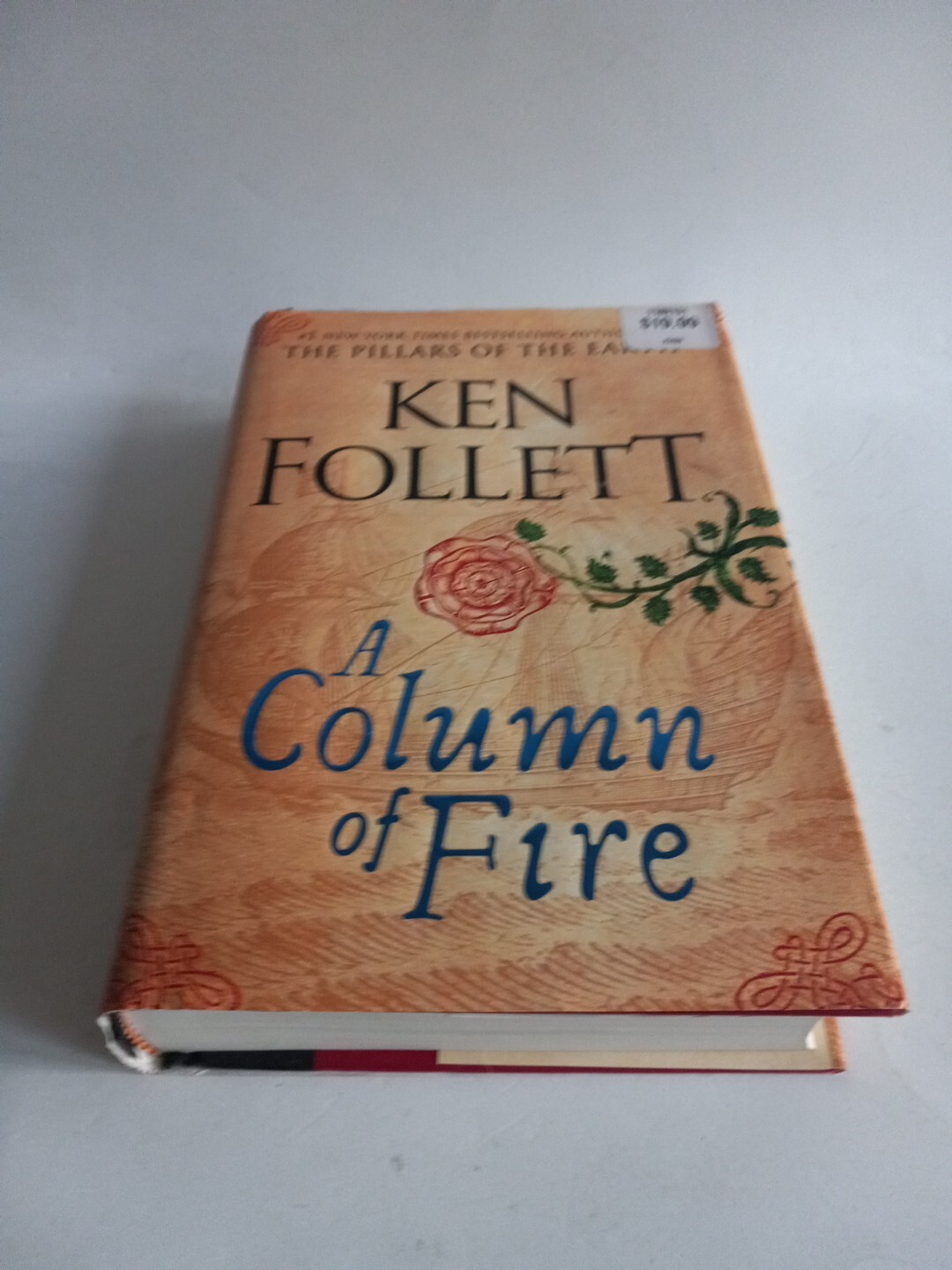 A Column of Fire By Ken Follet Hardcover First Edition Dustjacket