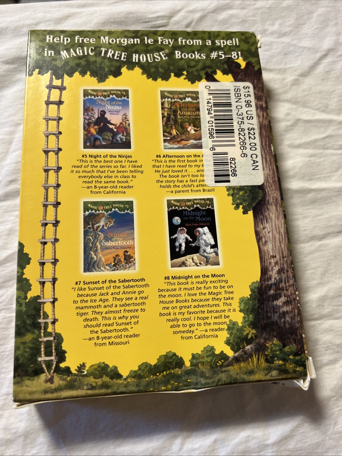 Magic Tree House Books 5–8 Box Set Mary Pope Osborne Paperback Kids