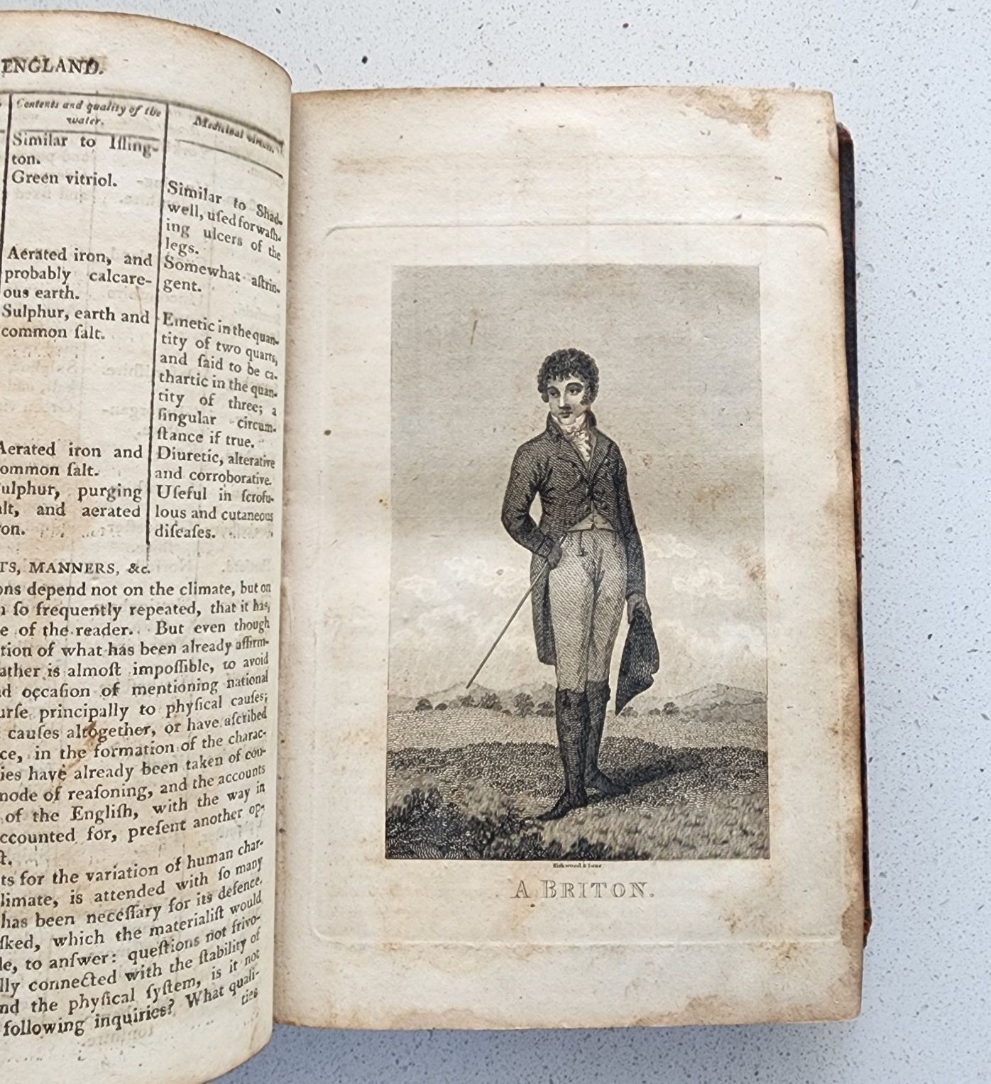 1805 System of Geography Vol IV Glasgow Antique Leather Book with Foldout Maps