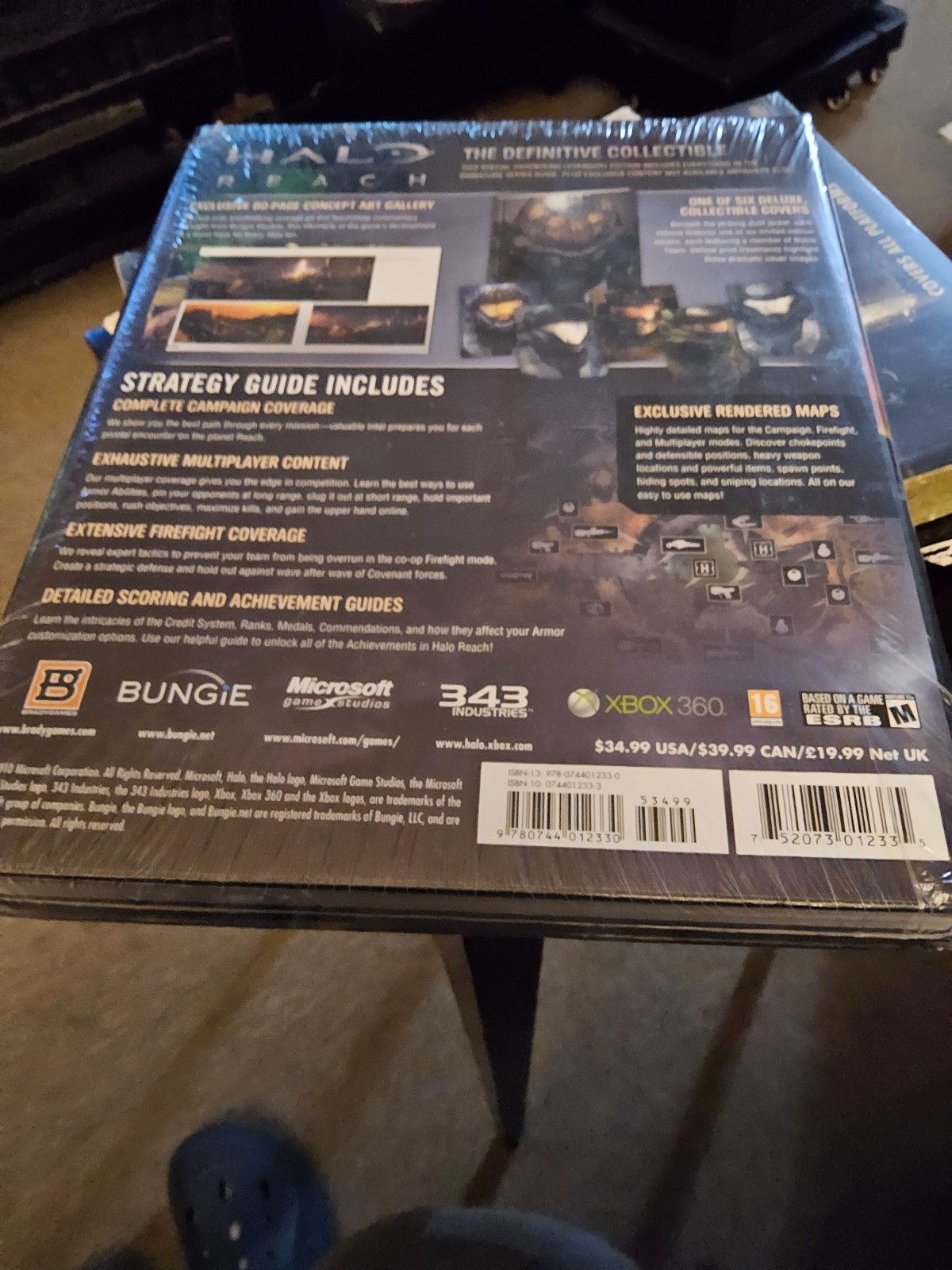 Halo Reach Legendary Edition Guide by BradyGames Staff (2010, Hardcover) Sealed