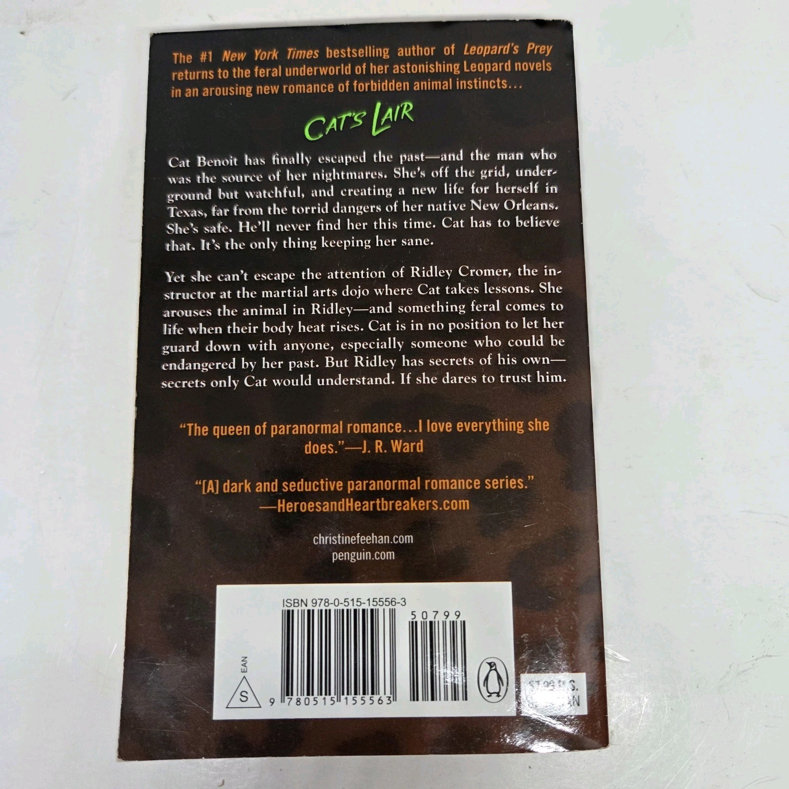 Christine Feehan Cat’s Lair Bound Together Leopard’s Prey 3 MM Paperbacks 1st Ed