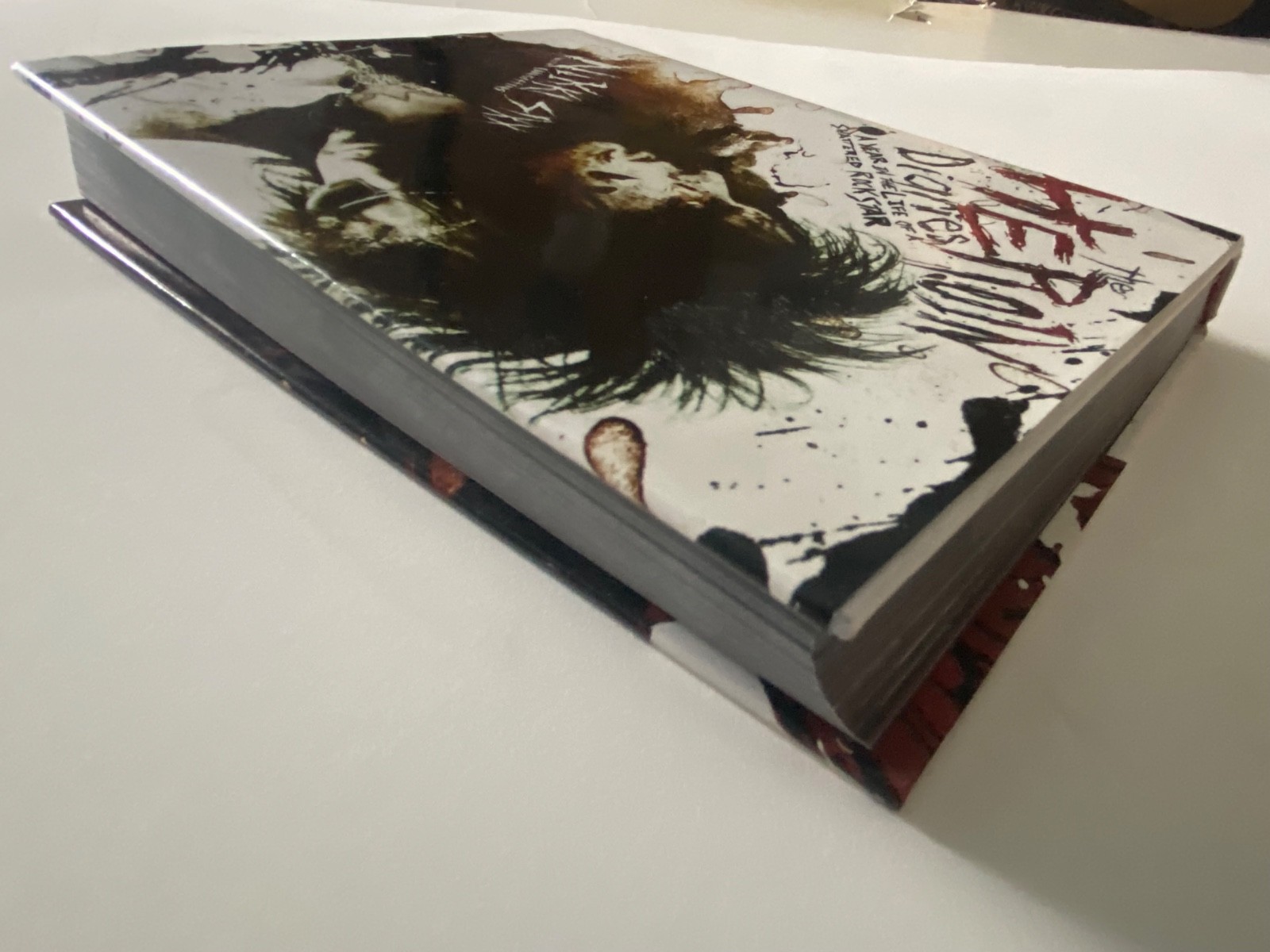 SIGNED Nikki Sixx : The Heroin Diaries 2007 1st Ed / 1st Print HCDJ ~ ACCEPTABLE