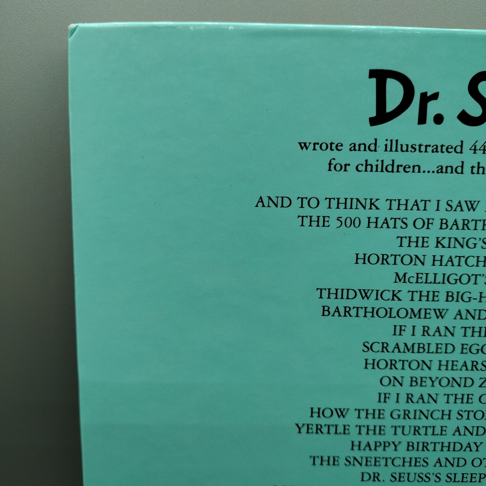 Dr Suess If I Ran the Zoo Hardcover 1990s Grolier Book Club Edition Banned Book
