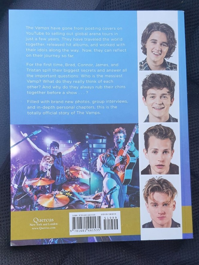 The Vamps: 100% Our Story Official Book Softcover