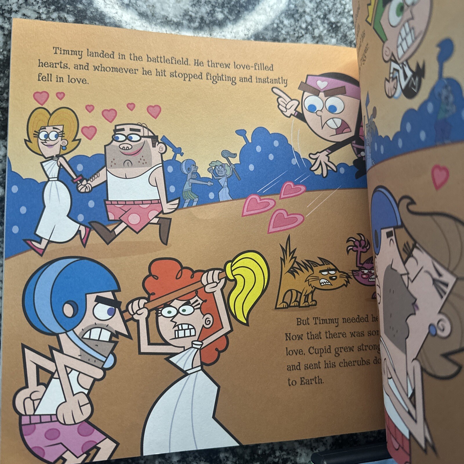 Lovestruck! Fairly Oddparents Paperback Kids Book David Lewman Nickelodeon