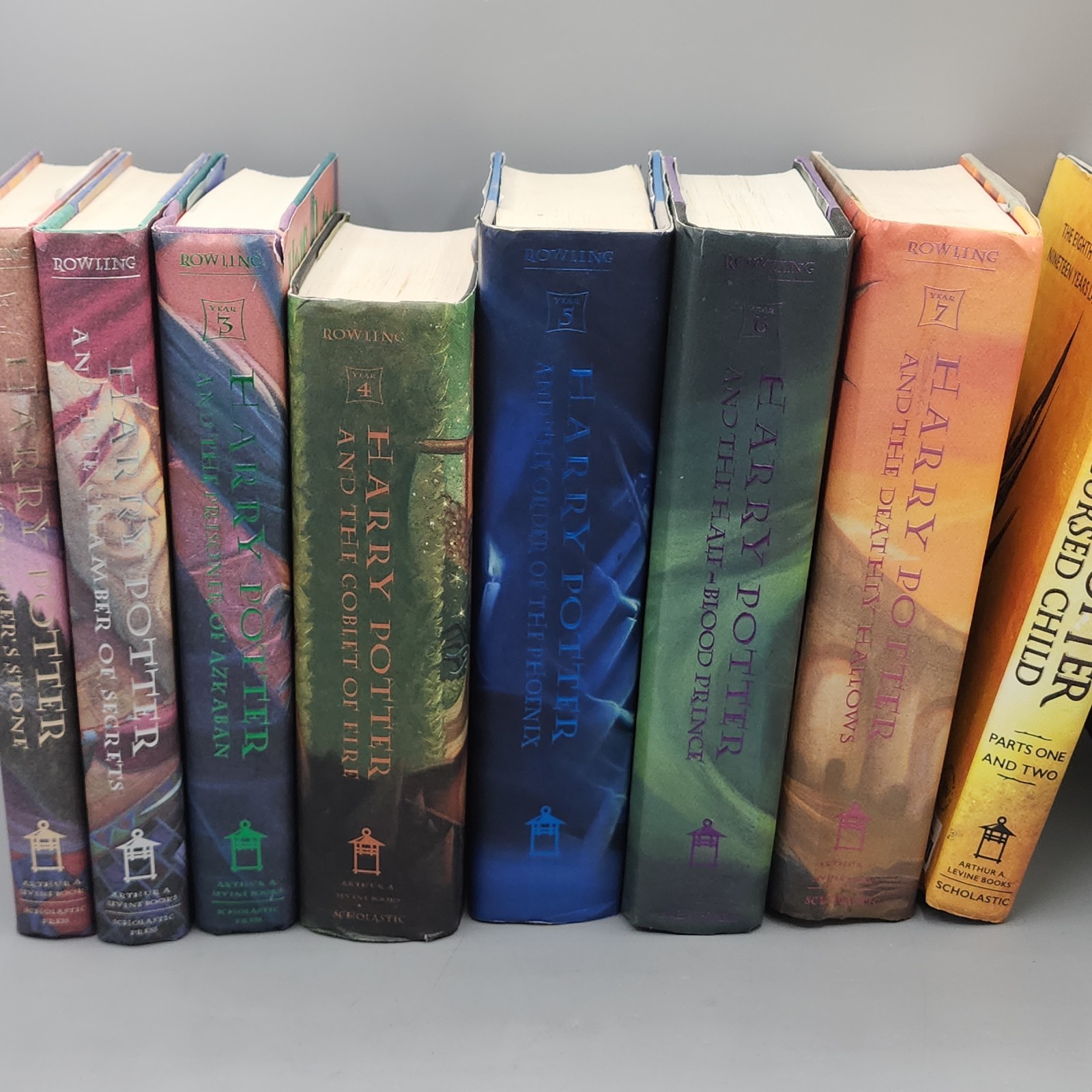 Harry Potter Series – Complete Hardcover Set 1-7 & The Cursed Child J K Rowling