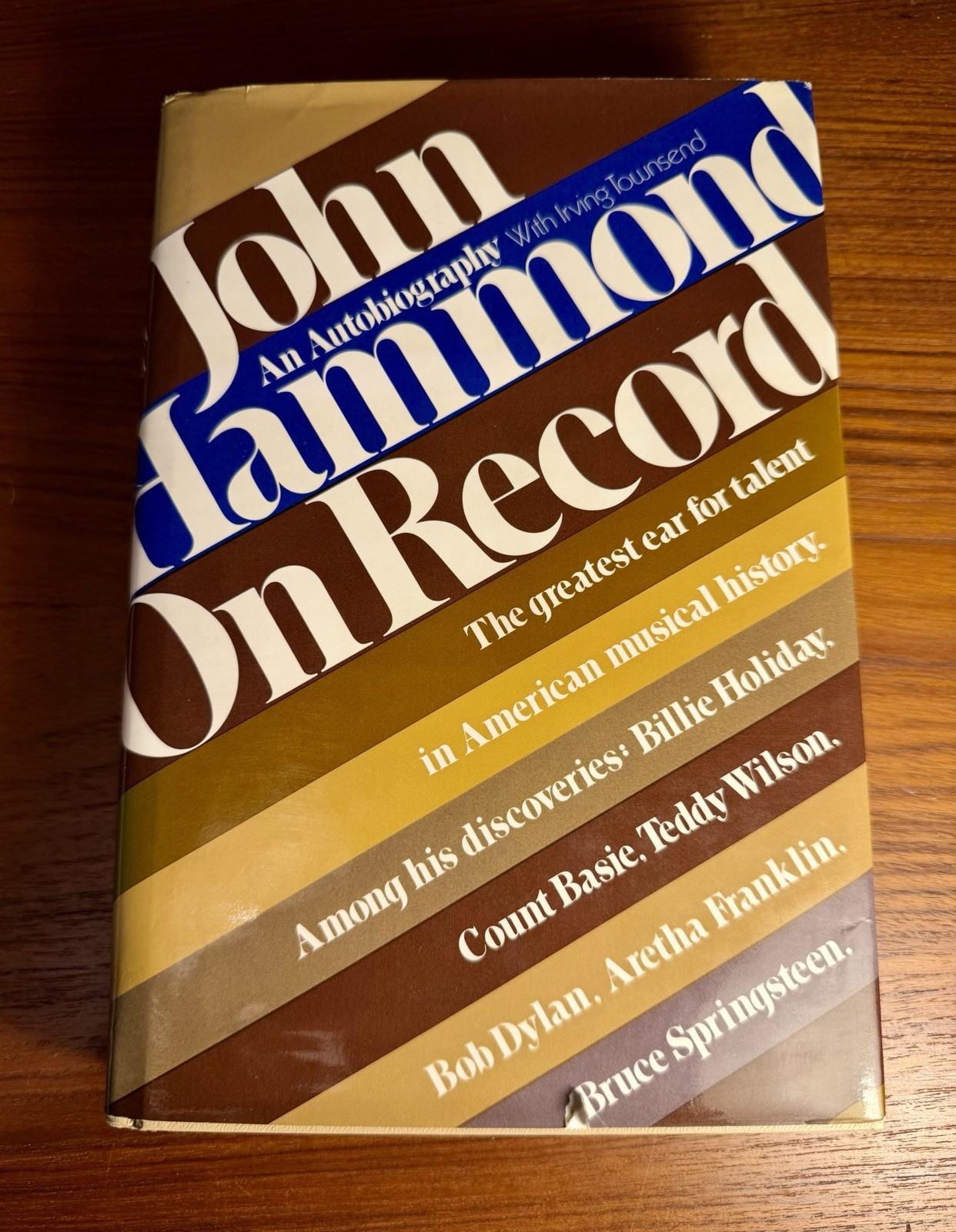 John Hammond on Record : An Autobiography w/ Irving Townsend Hardcover MUSIC