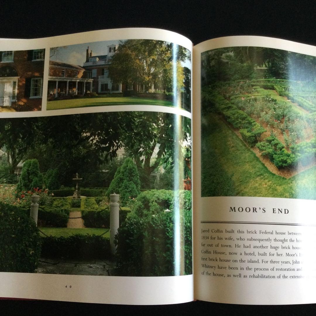 Nantucket Island Gardens & Interiors Photo Book, 230 Pages, Vintage Condition