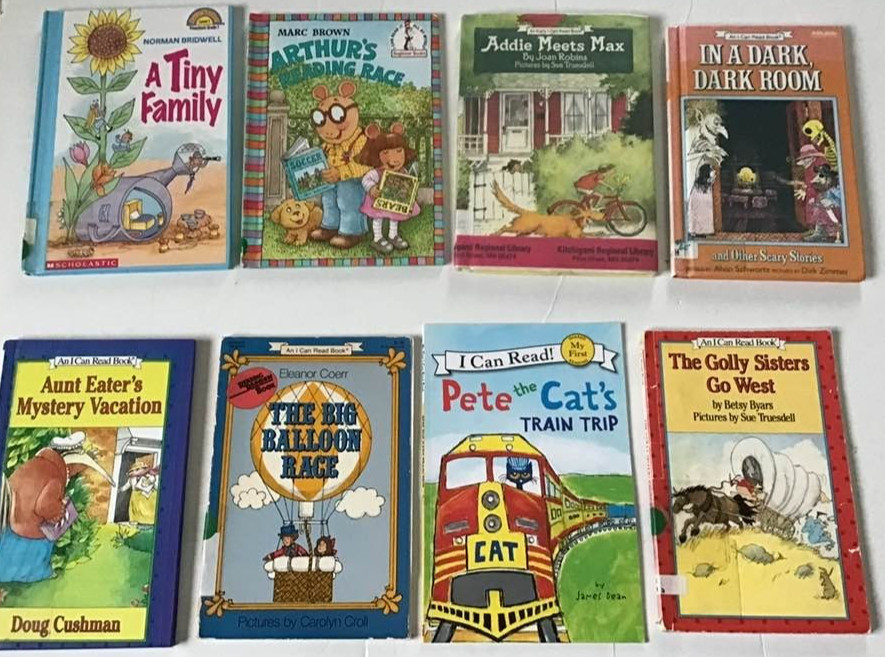 Lot 8 Early Reader I Can Read Books Children Level 1 First HB PB Pete Cat Arthur
