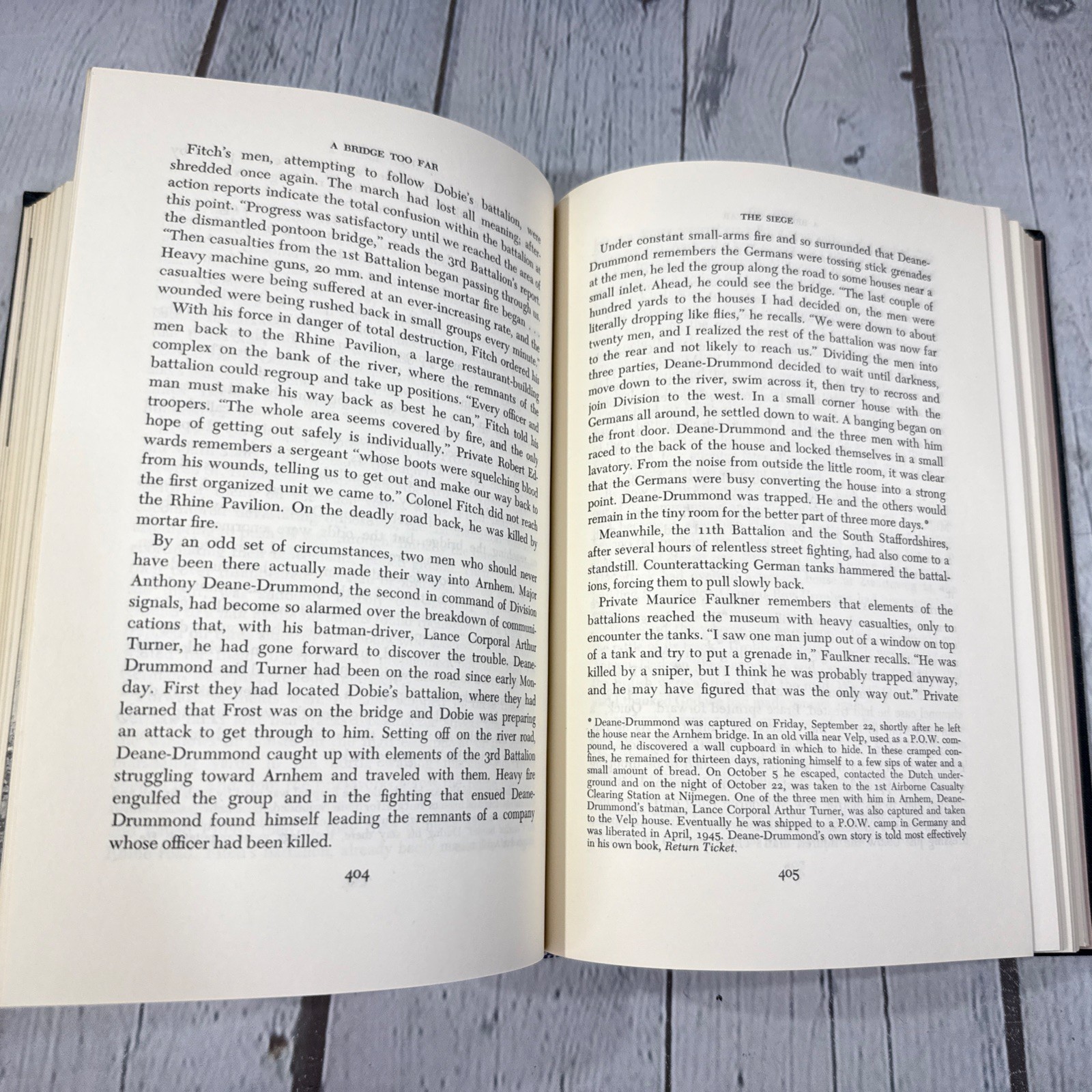 A Bridge Too Far By Cornelius Ryan WWII Hardcover DJ 1974 First Ed. 1st Printing