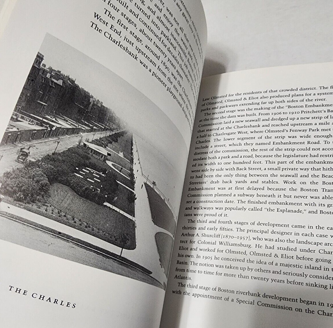 Boston MA Book : Charles the Peoples River Paperback 1986 Signed By Max Hall