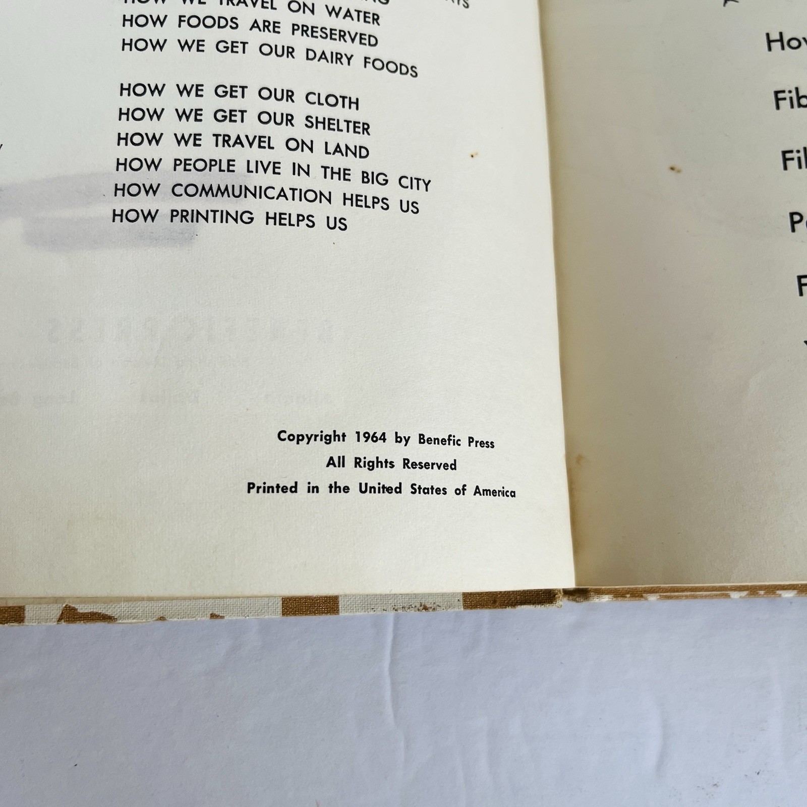 Vintage 1964 How We Get Our Cloth Edith McCall Hardcover Book Textiles Weaving