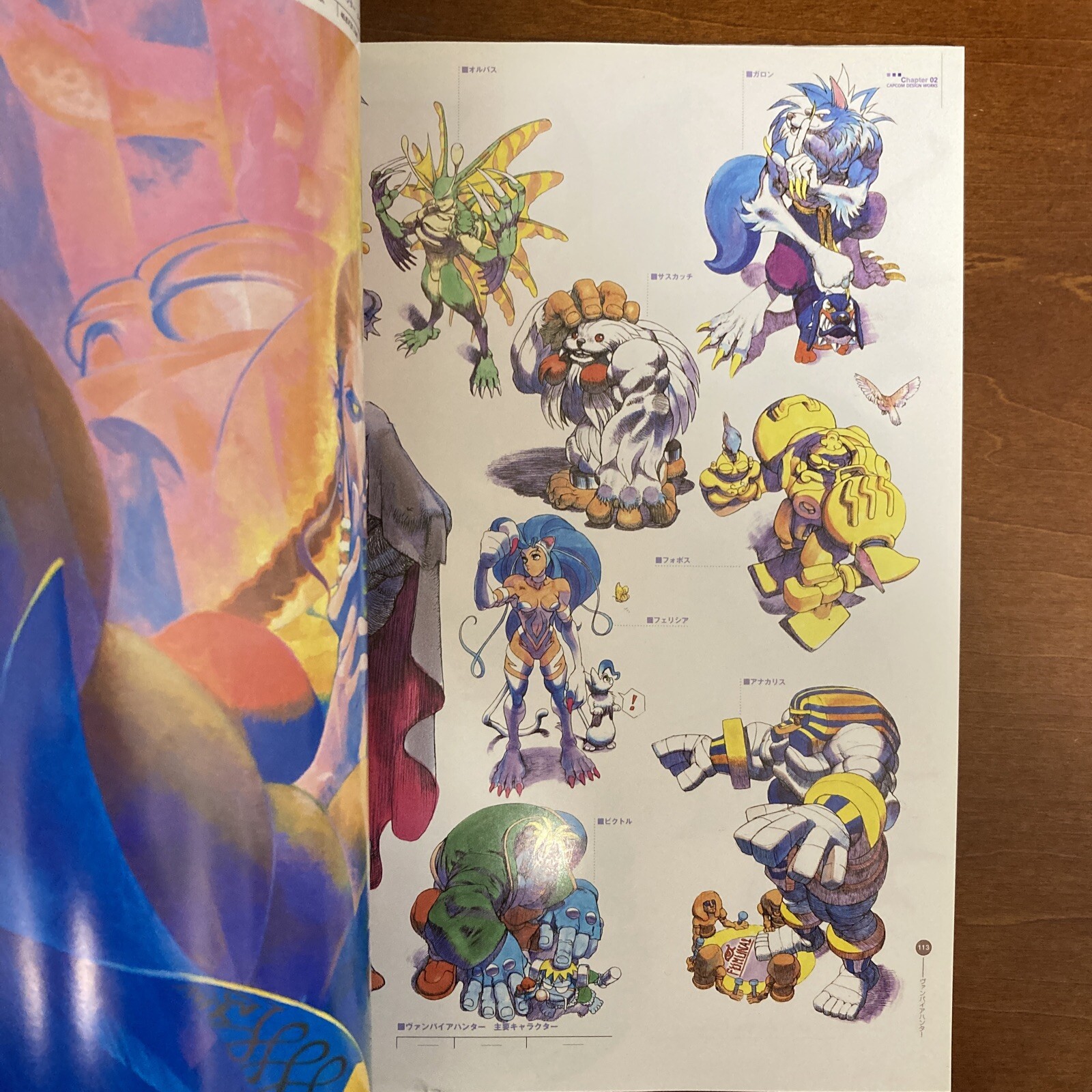 CAPCOM design WORKS Art Book Illustration