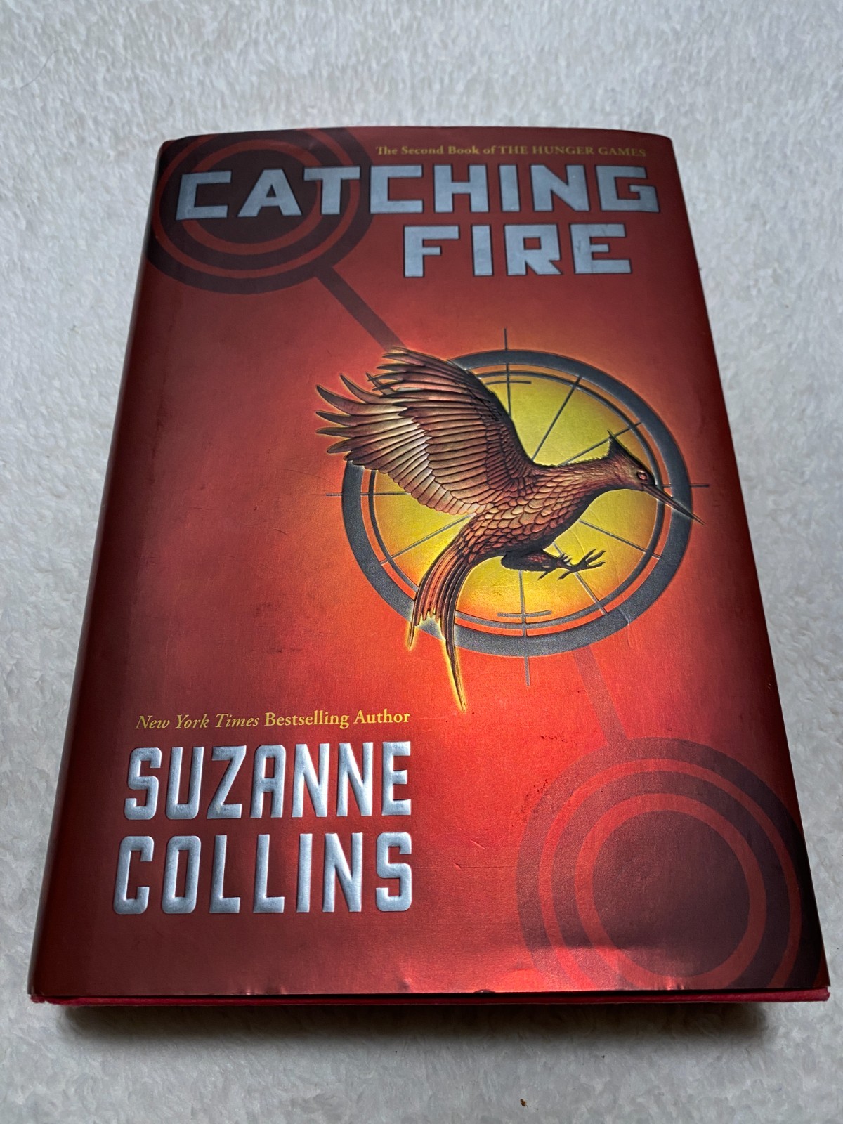 Catching Fire Suzanne Collins HC First Edition 2009 Hunger Games Book 2 VG+
