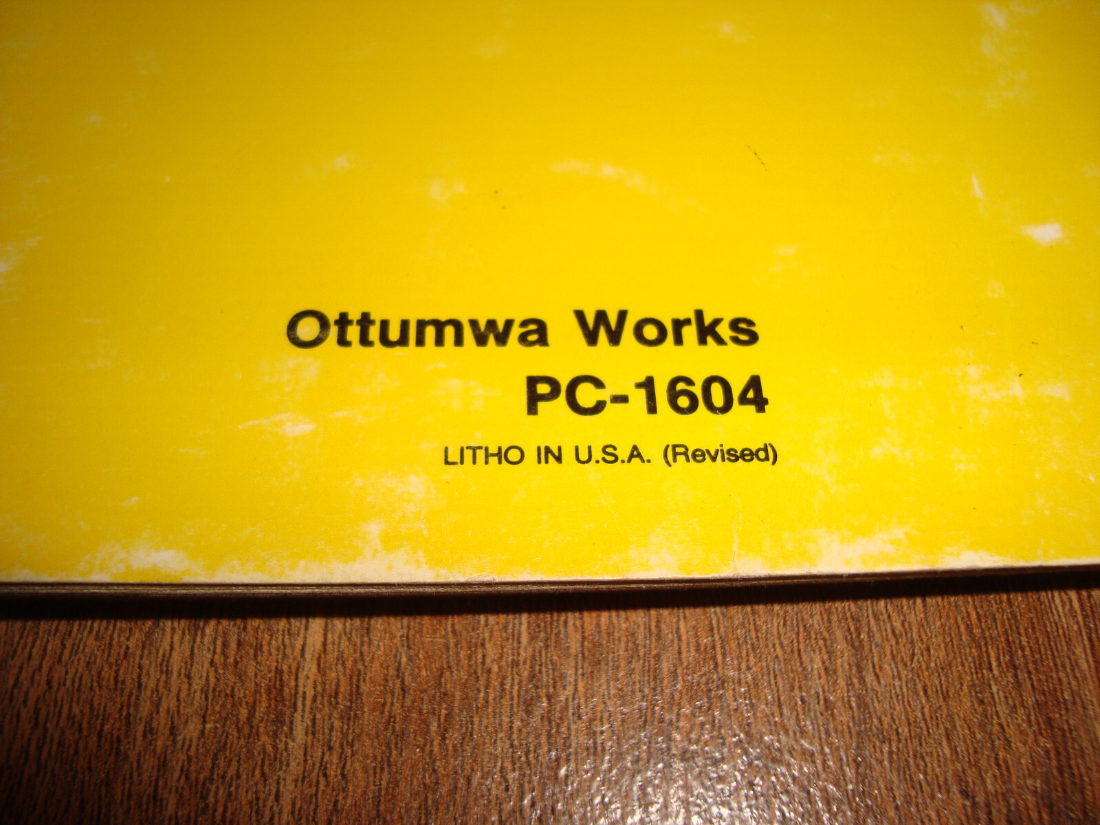 John Deere Parts Catalog 2280 Hydrostatic Drive Windrower PC-1604