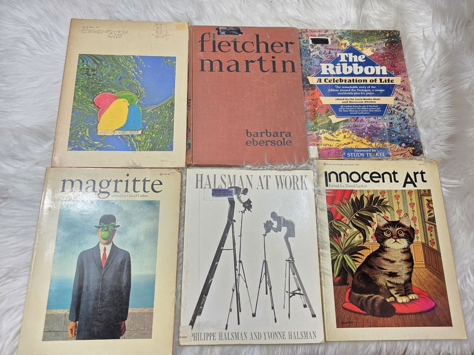 6 Vintage Art Design Color Graphic Print Photo Film Books How To Bundle Lot B10