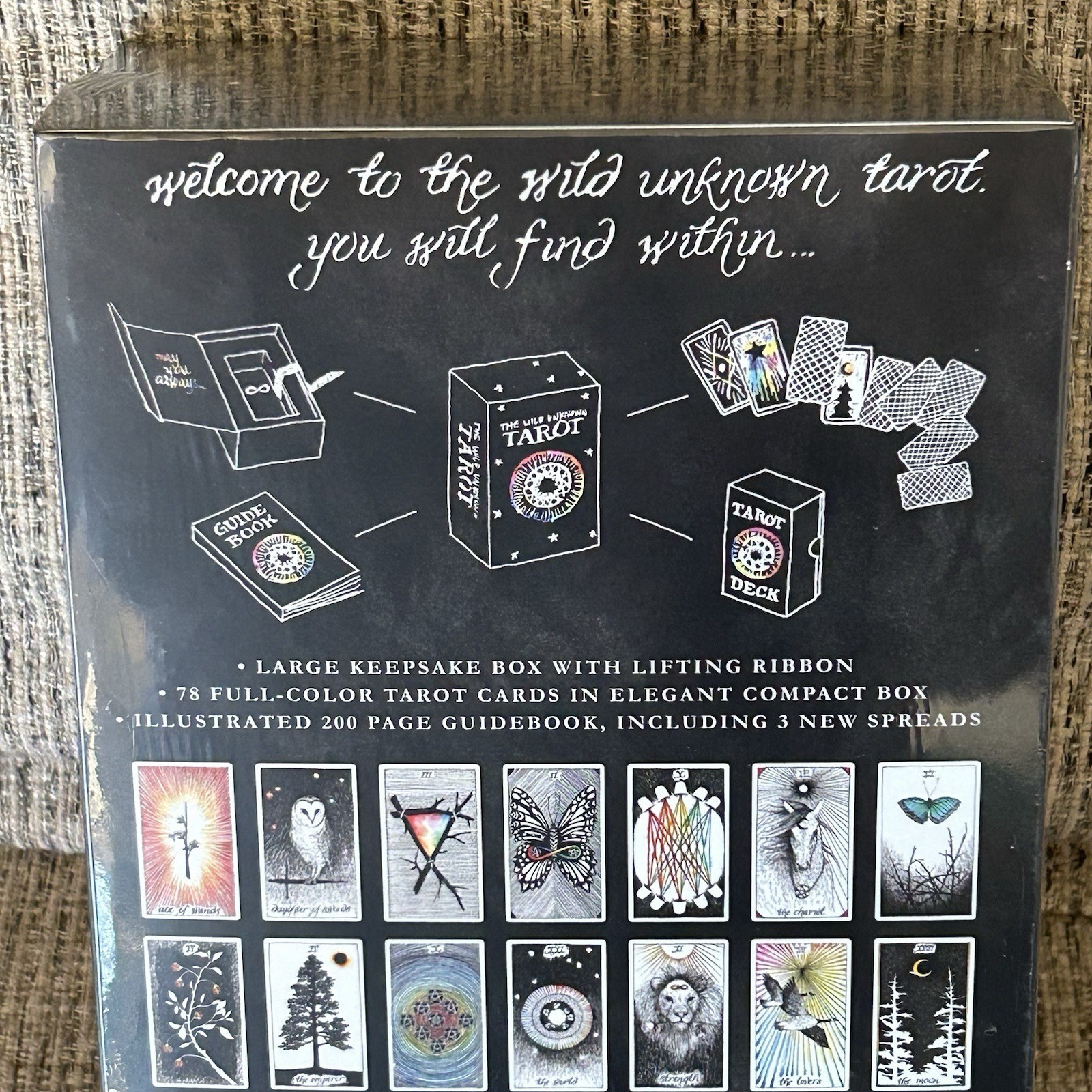 The Wild Unknown Tarot Deck & Guidebook Box Set By Kim Krans New Sealed Gift