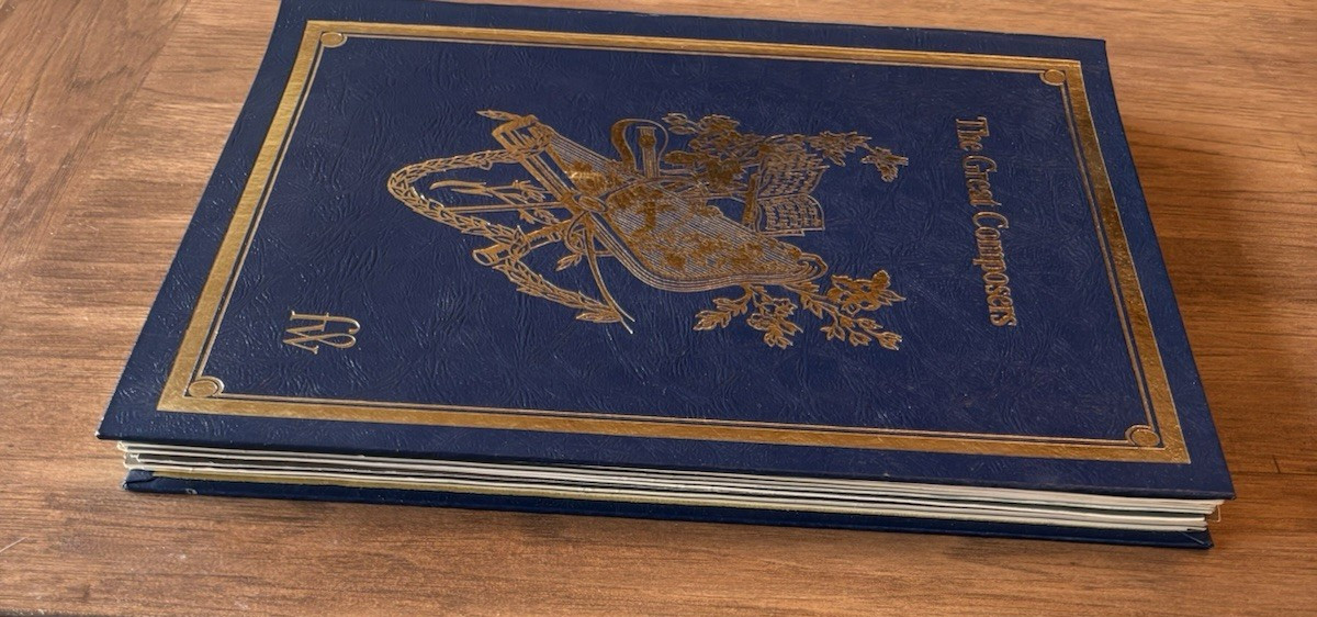 Funk & Wagnalls “The Great Composers” Family Library of Great Composers Binder