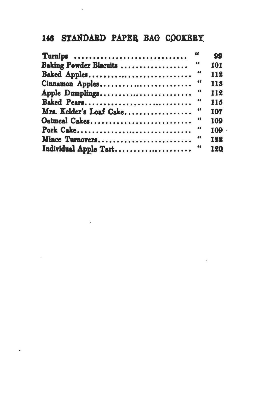 1912 Standard Paper-Bag Cookery Vintage Cook Book 159 Pages