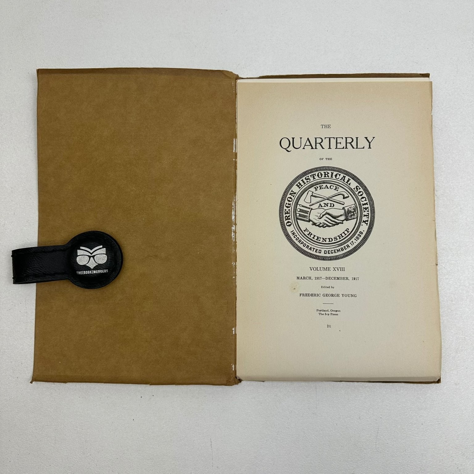 Oregon Historical Society Quarterly 1917-1924 PNW History Journals 32 Volumes