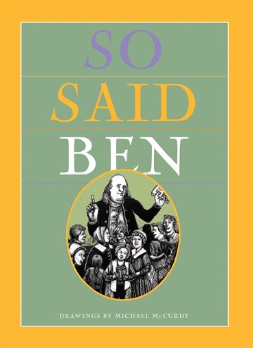 So Said Ben Hardcover Michael McCurdy