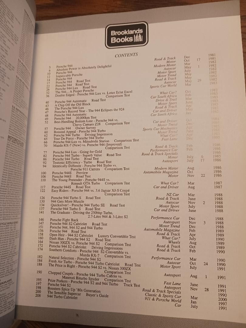 Porsche 944 -Ultimate Portfolio by R. M. Clarke (2001, Trade Paperback)