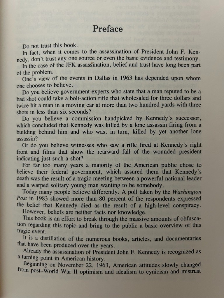 Edward Klein, The Kennedy Curse;Jim Marrs,Crossfire:The Plot That Killed Kennedy