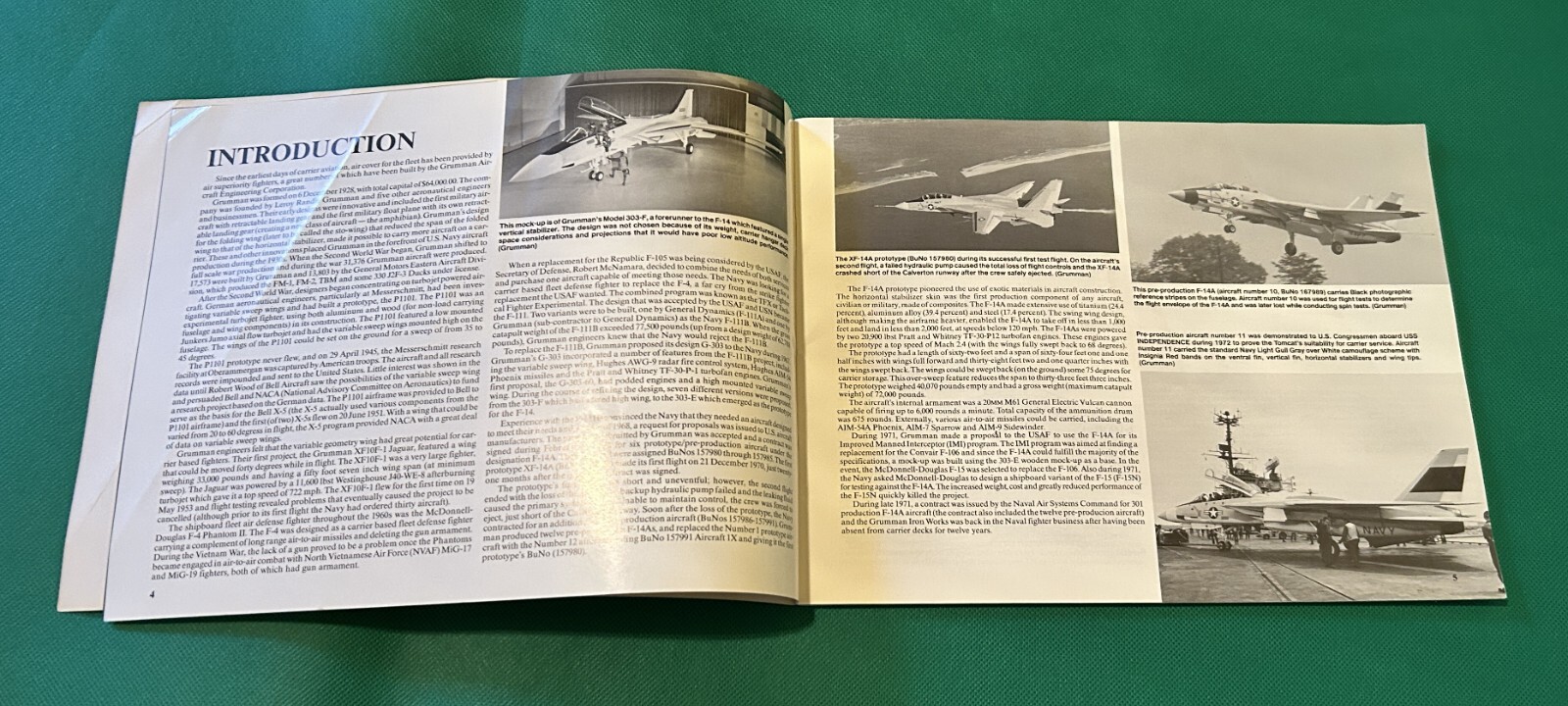 F-14 Tomcat In Action Aircraft Number 105 Fighter Jet Book by Al Adcock