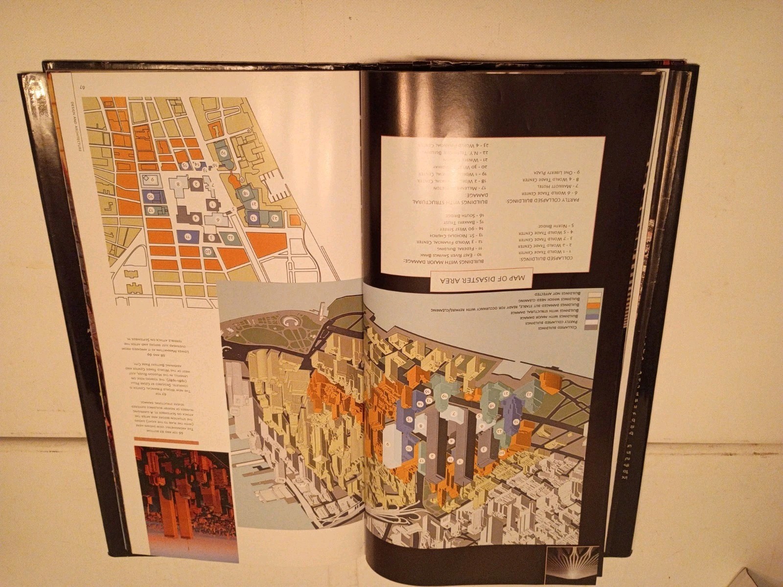 World Trade Center Oversized ( Tall ) HC Book Photos 9/11 Foldout Pages 2002