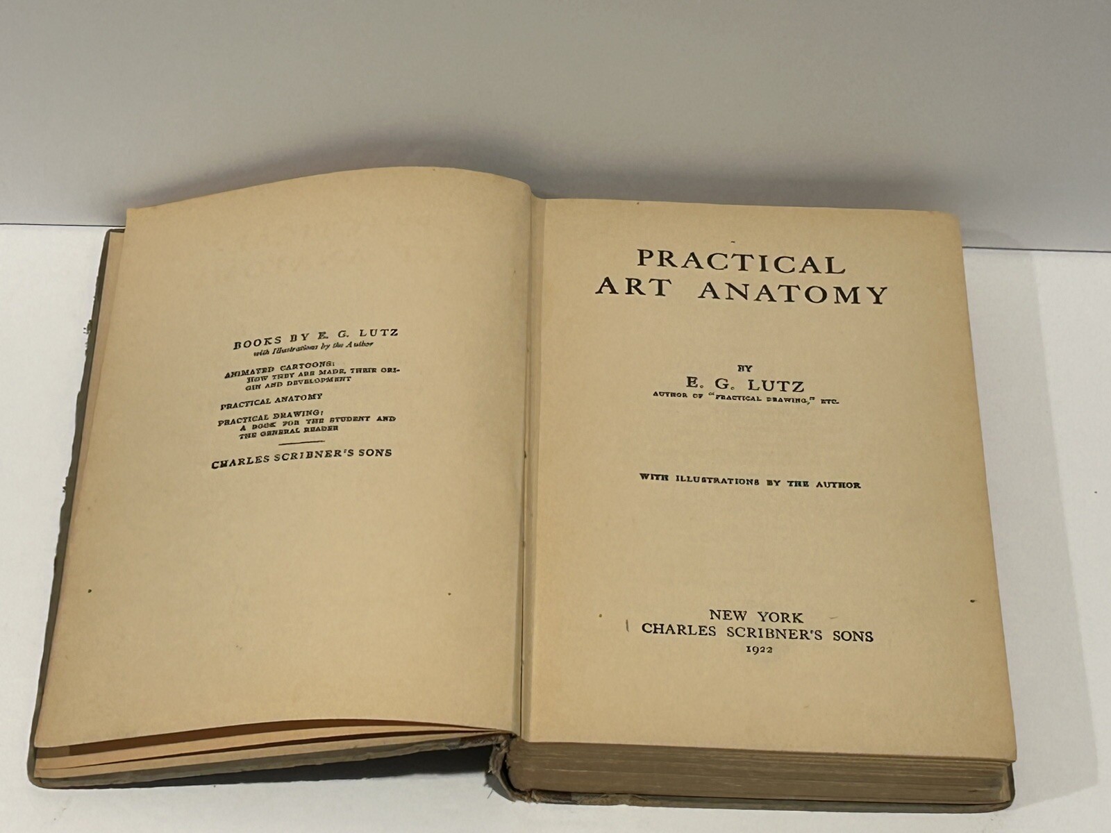 1922 Practical Art Anatomy, Human Skeletons and Musculatory Systems for Artists