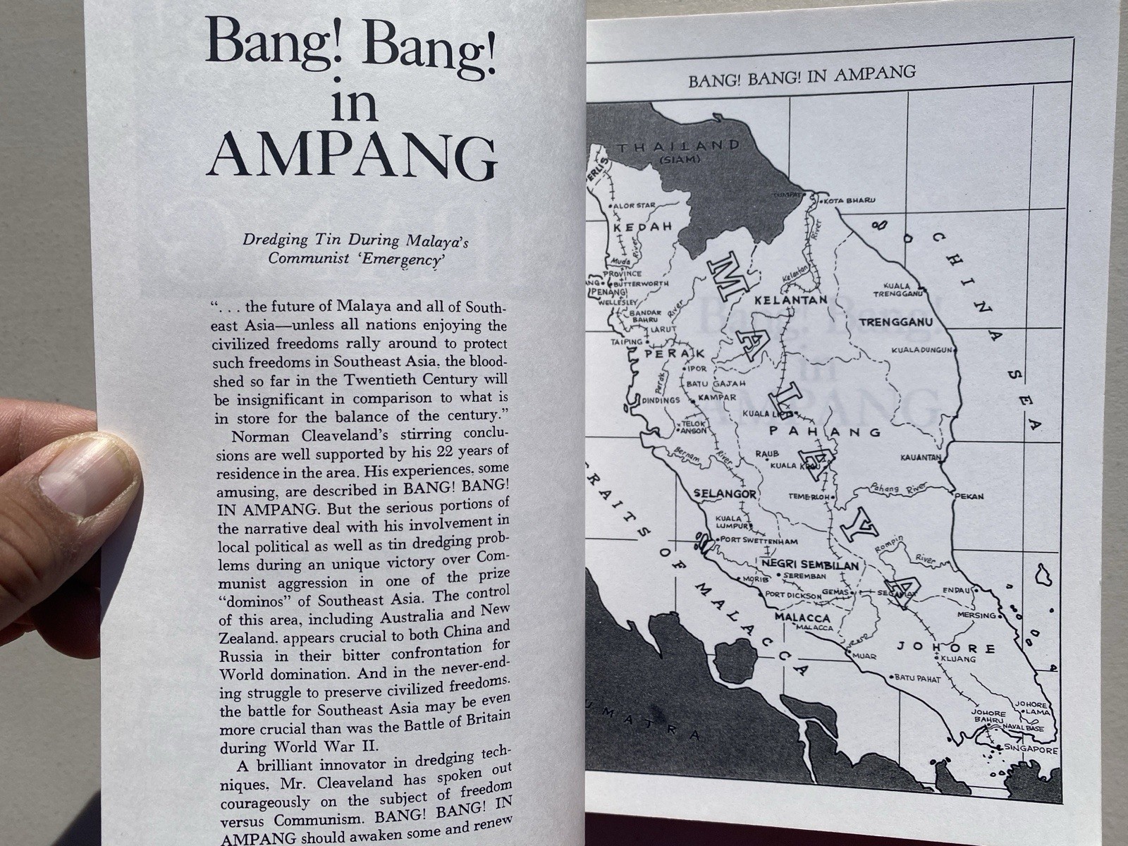 Bang! Bang! In Ampang Norman Cleaveland Facsimile PB