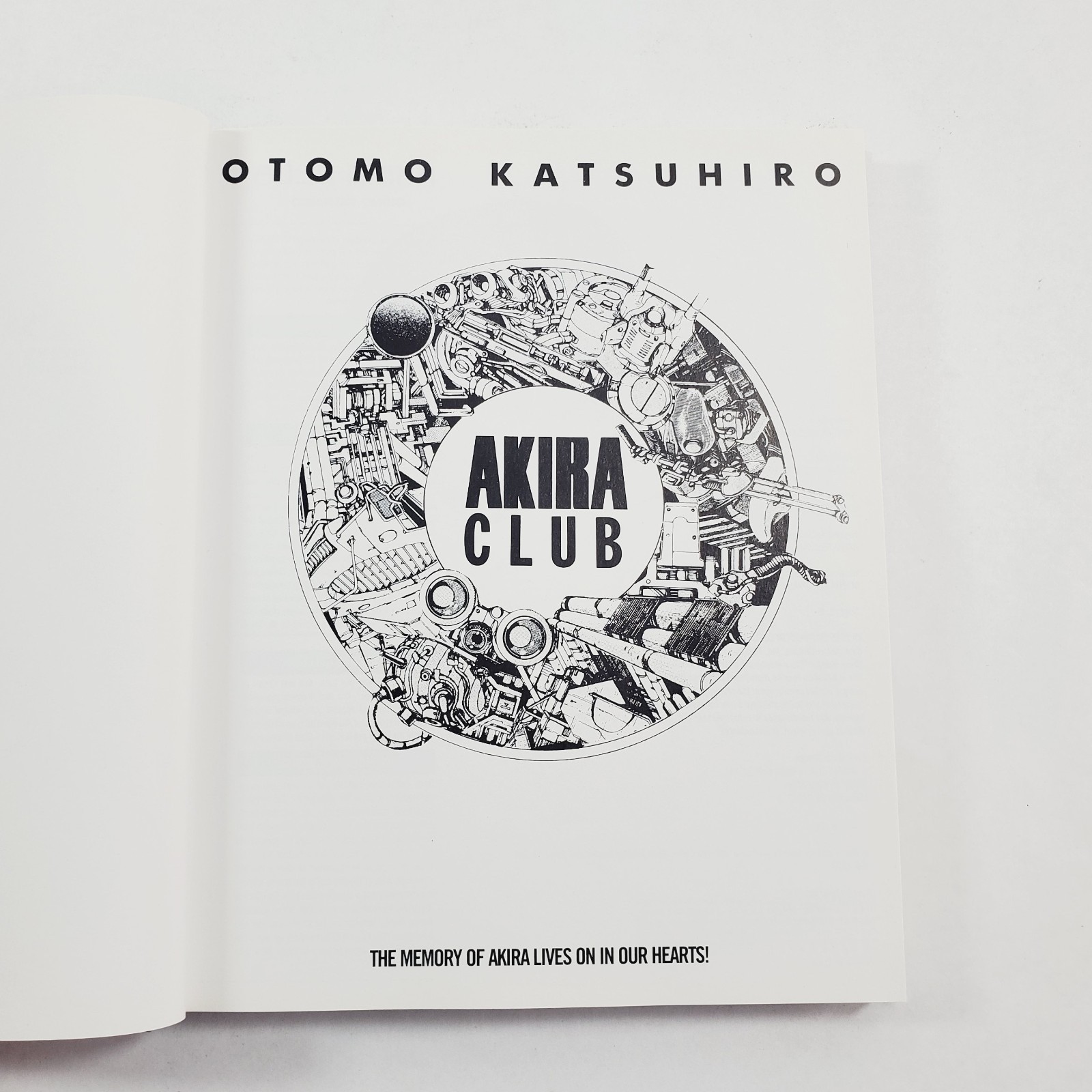 Akira Club by Otomo Katsuhiro 1st Edition 2007 Hardcover Dark Horse Comics