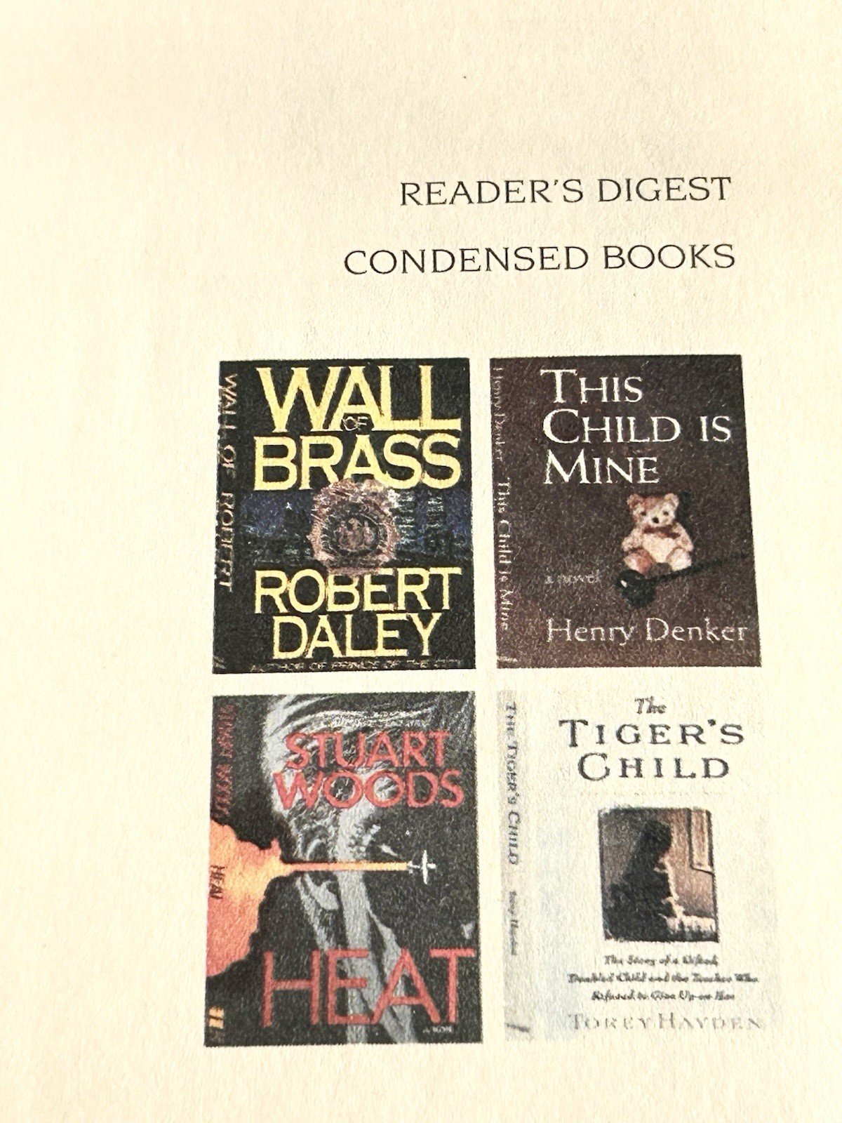 1995 Reader’s Digest Condensed Books – Volume 2 Hardcover – Issue #218