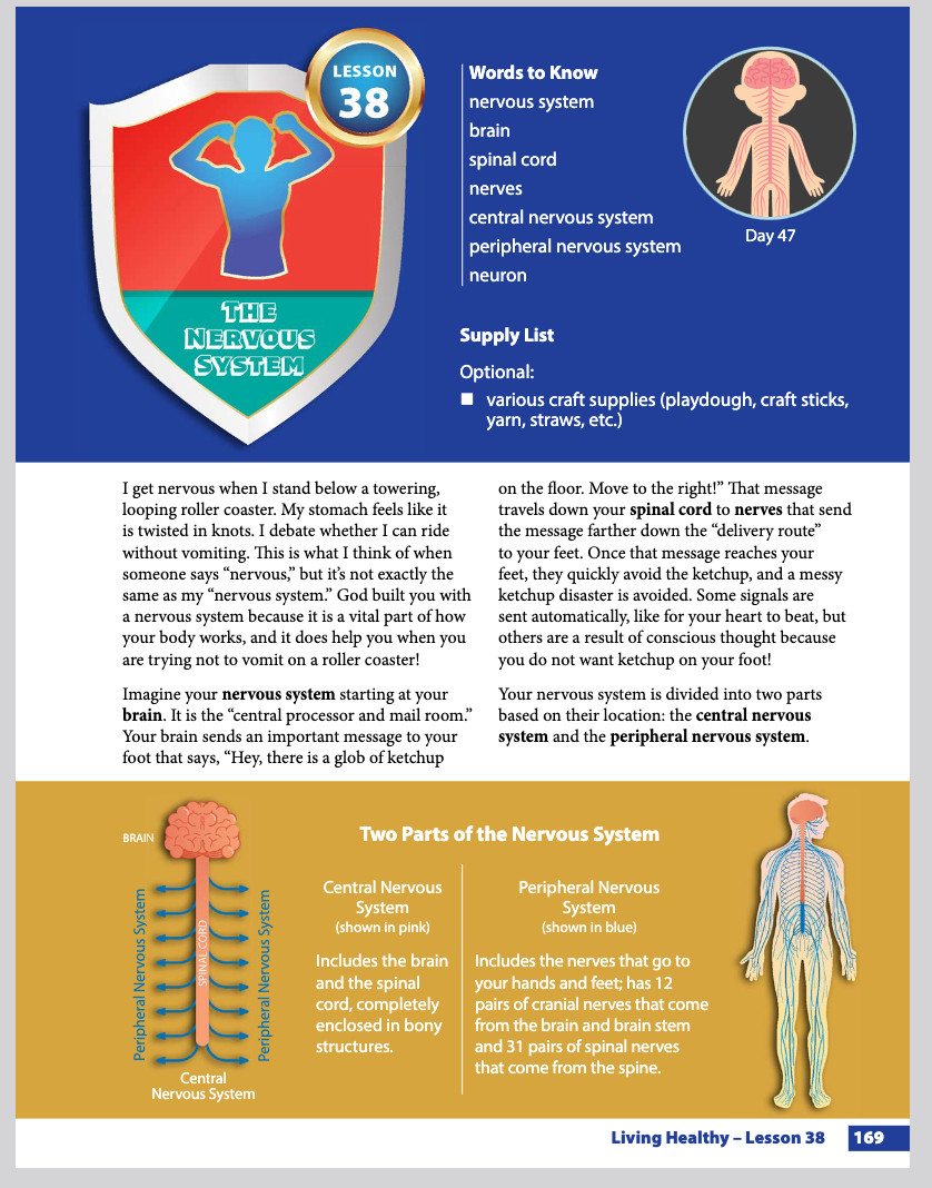 Masterbooks LIVING HEALTHY 4th 5th or 6th Grade Health curriculum MB homeschool