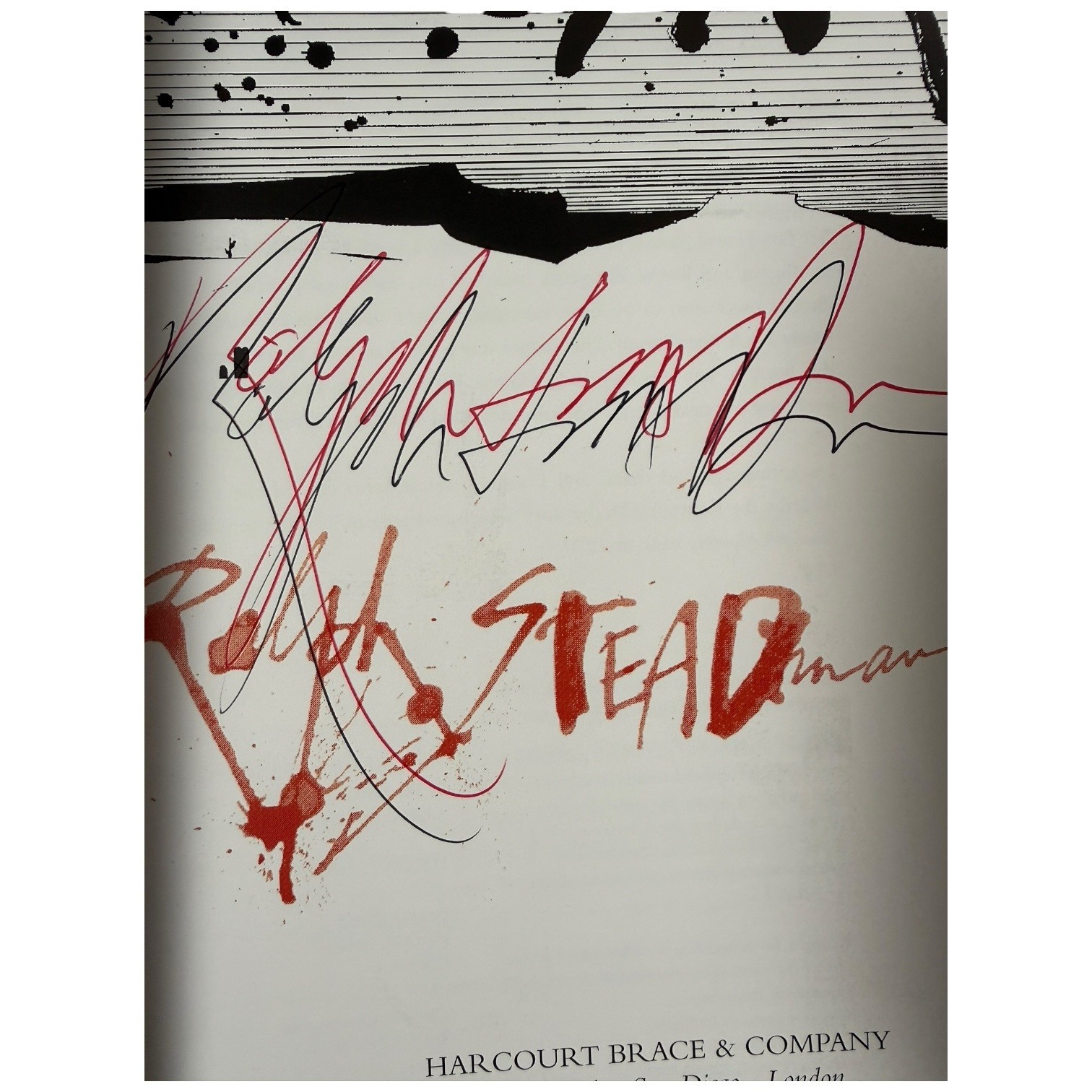 Signed Book Gonzo The Art by Ralph Steadman 1998 Hardcover HCDJ