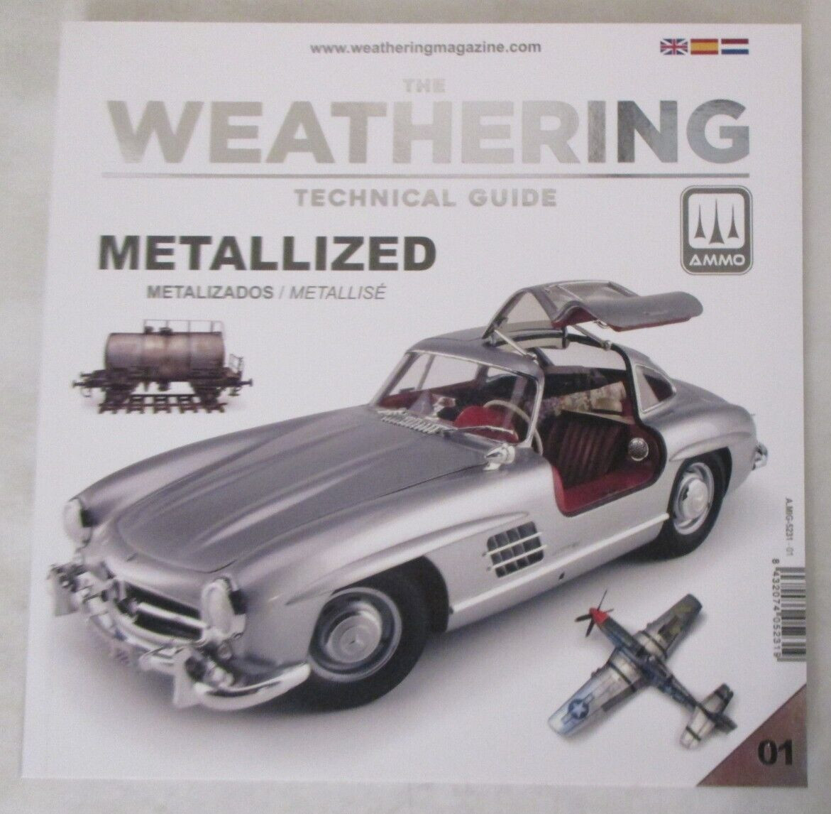THE WEATHERING TECHNICAL GUIDE 01 – Metallized – 98 pages, English and Spanish