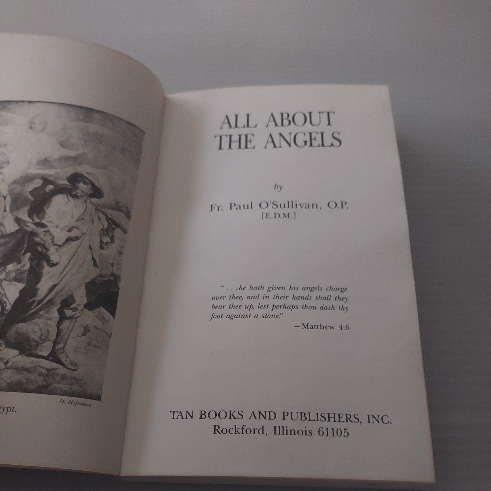 1990, “All About The Angels” By Fr. Paul O’Sullivan Paperback Book