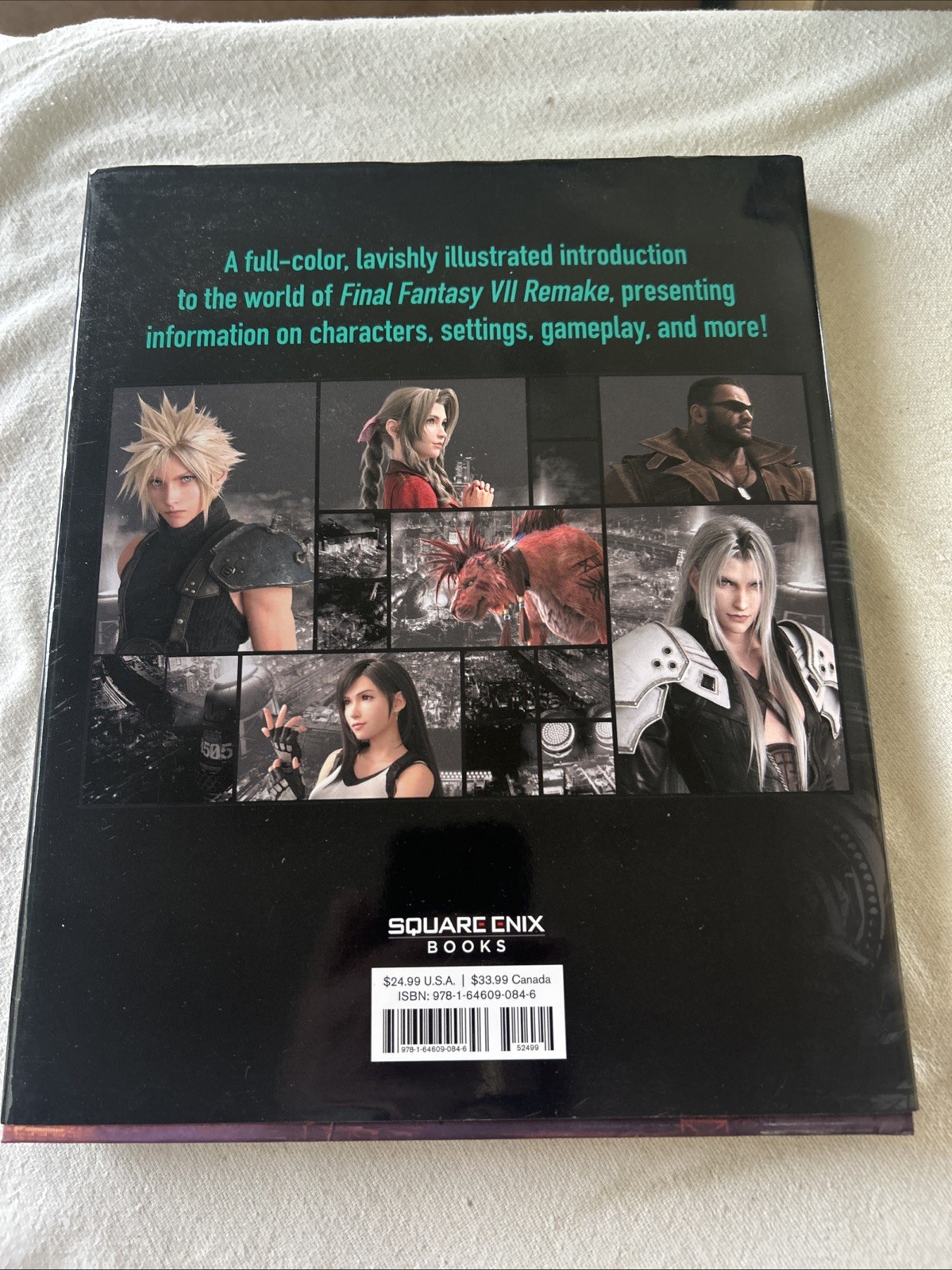 Final Fantasy VII Remake World Preview Hardback Art Book Br6