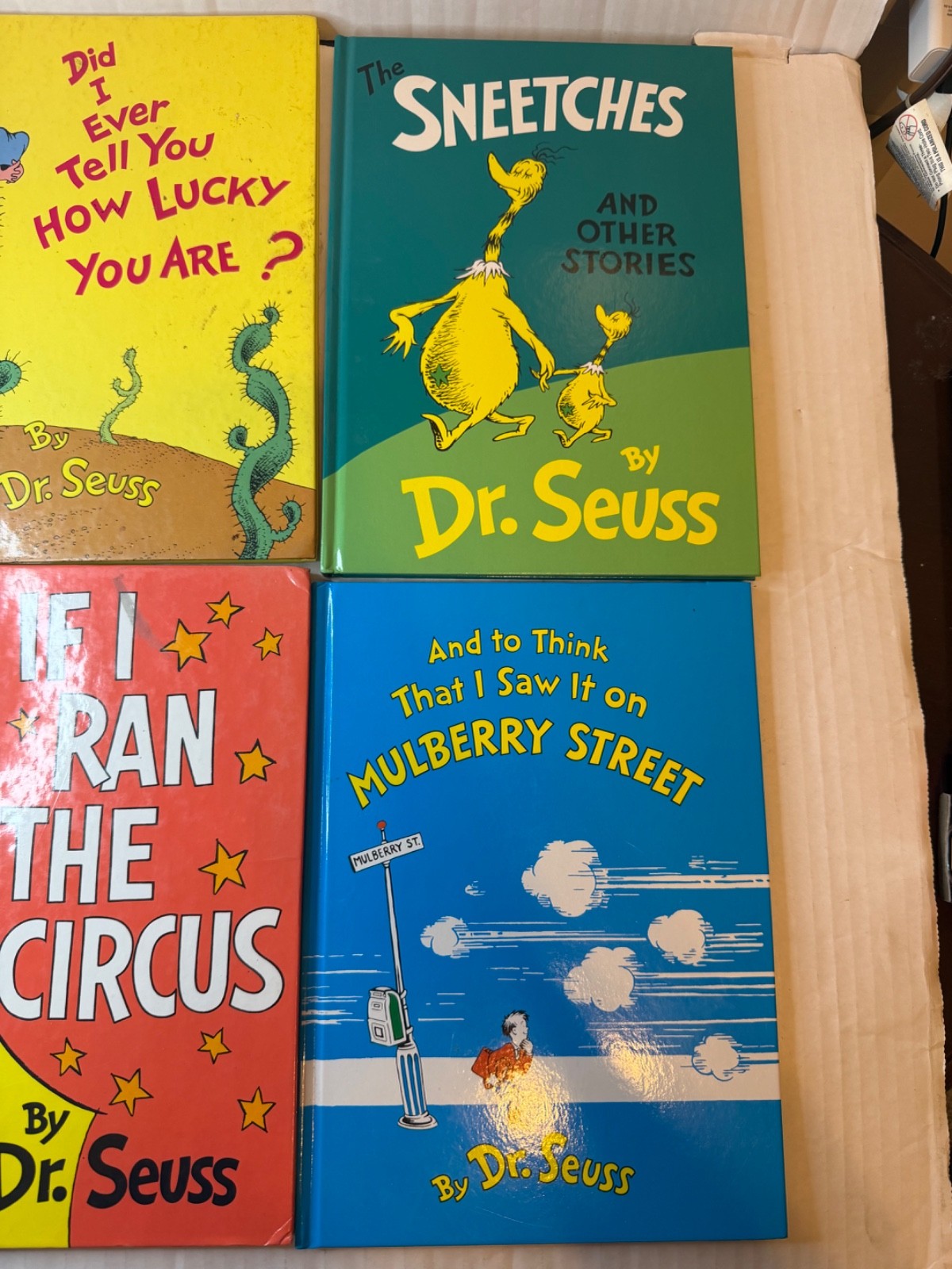 Vintage Dr. Seuss Hardcover Book Collection Lot of 6 | Collector’s Edition Child
