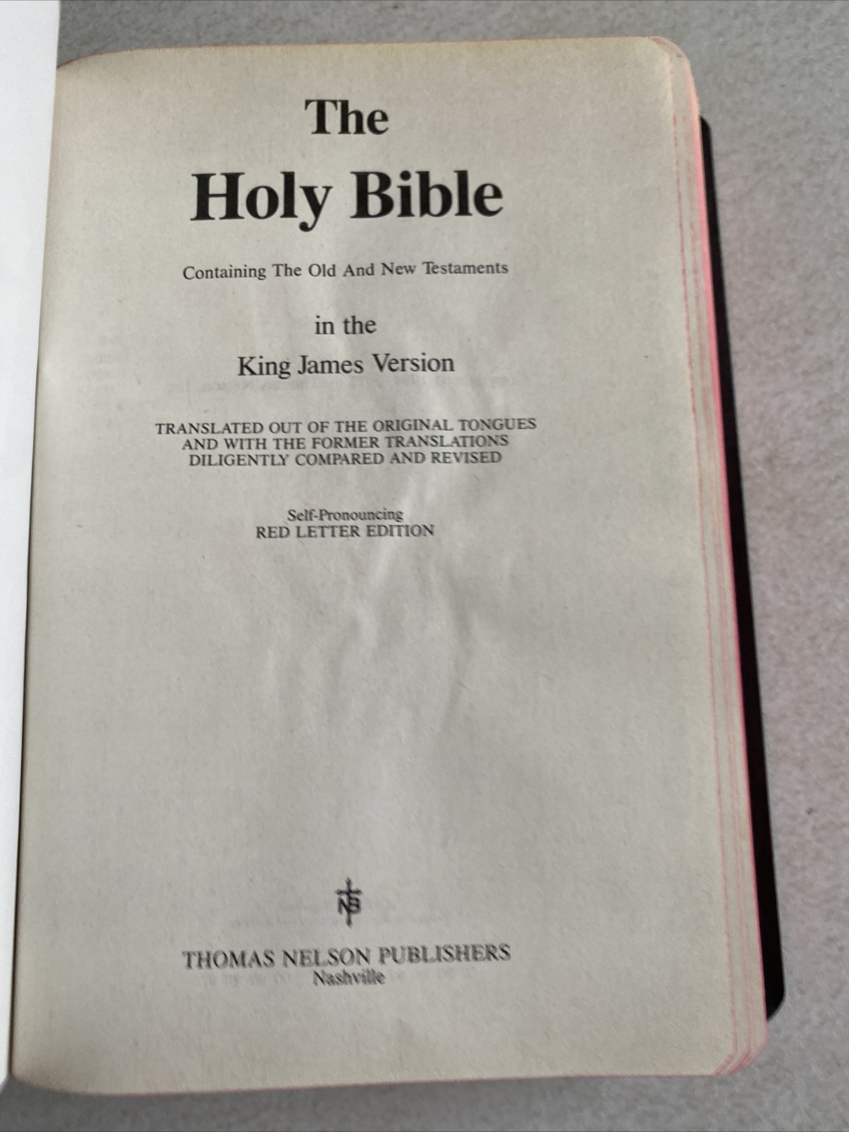 KJV Gift and Award Bible Red Letter Edition [Black]: Holy Bible, King James Vers