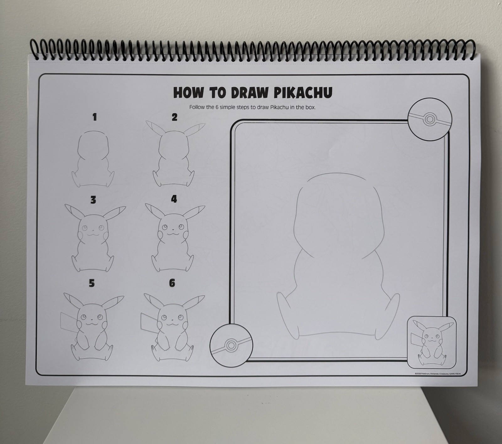 Pokemon Panorama Giant Coloring Activity Pad 45 Pages Stickers 3 Fold-Out Poster
